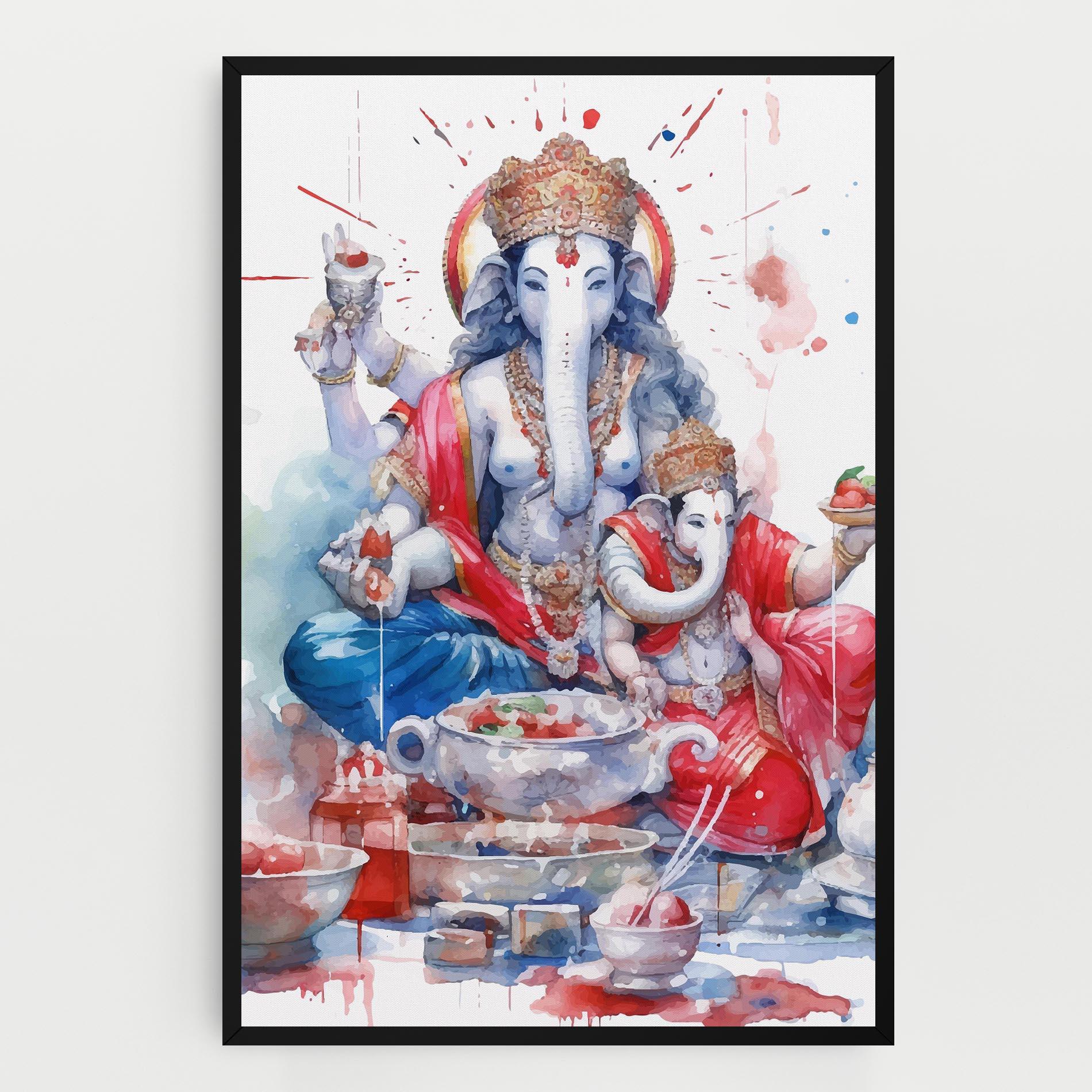 Leinwandbild Durga Puja Festival mockup 0