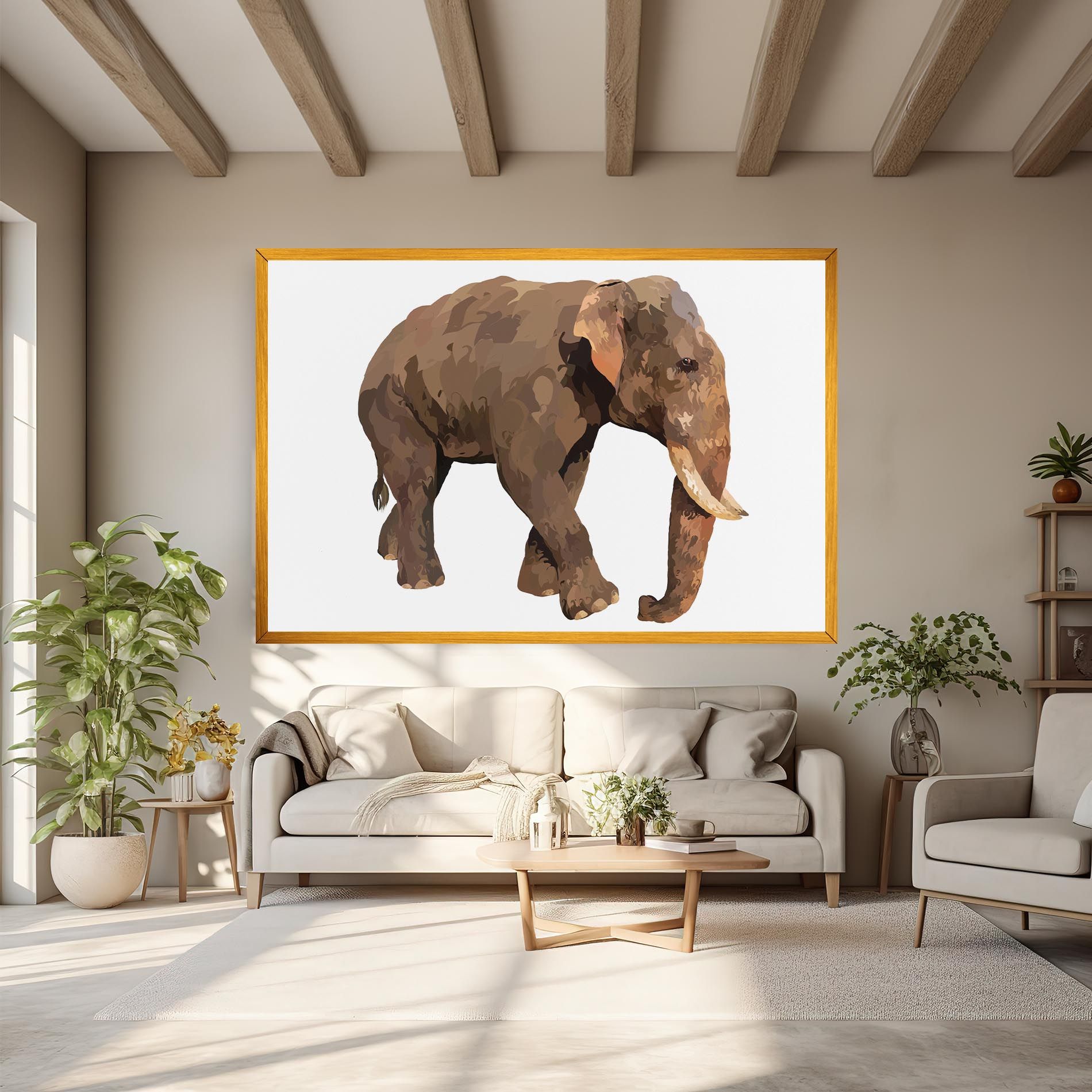 Brown Elephant mockup 6