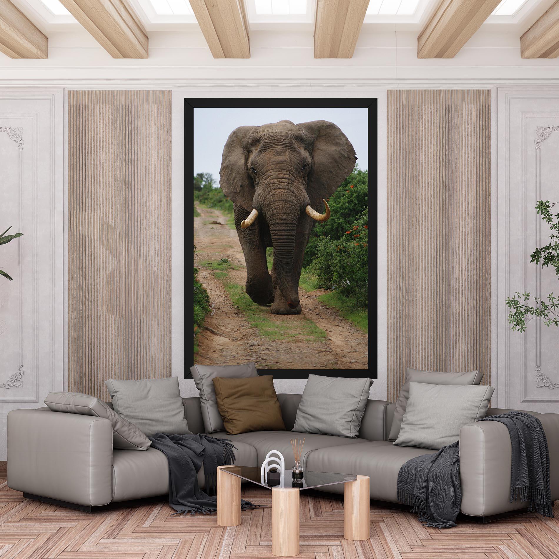 Leinwandbild Elephant Safari mockup 6
