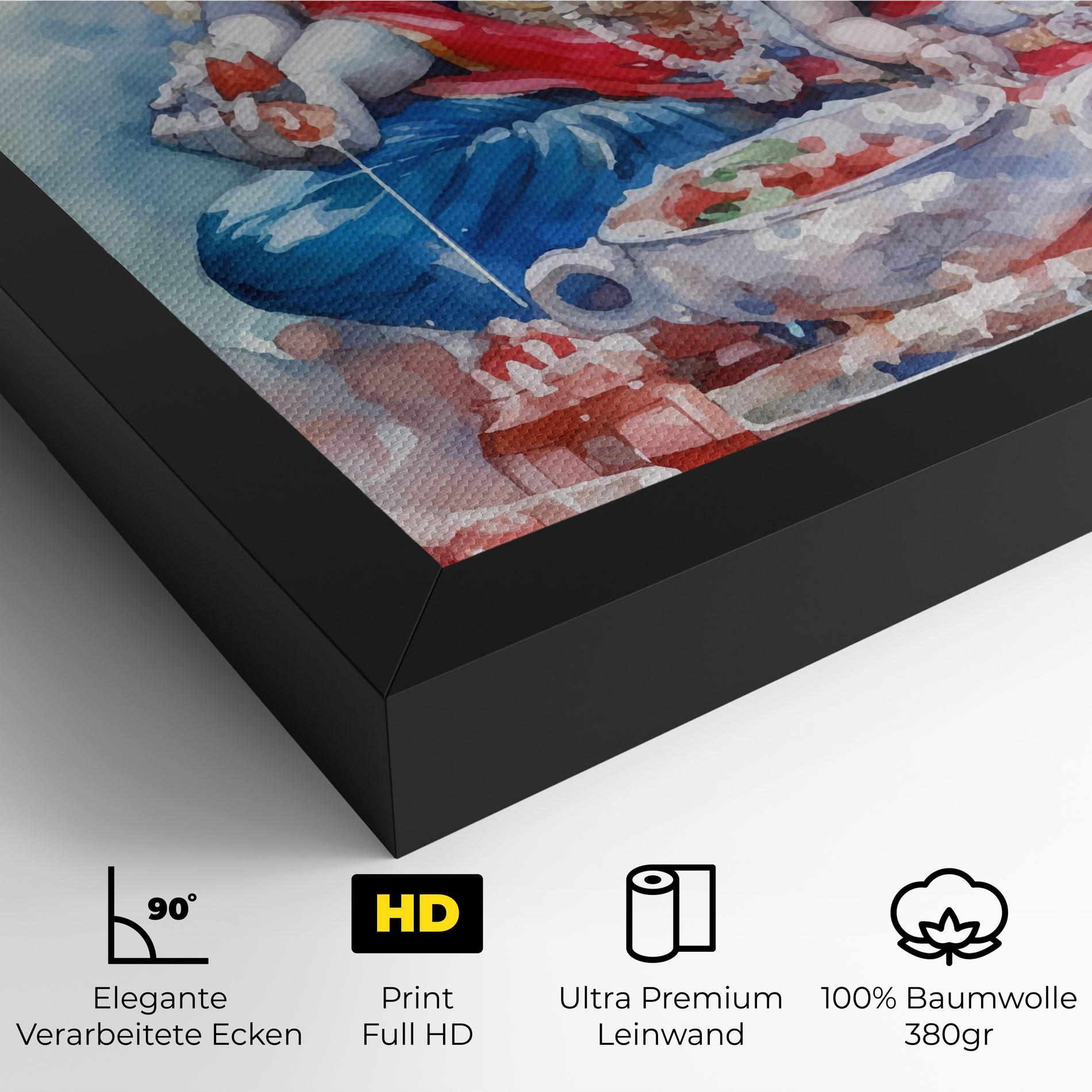 Leinwandbild Durga Puja Festival mockup 4