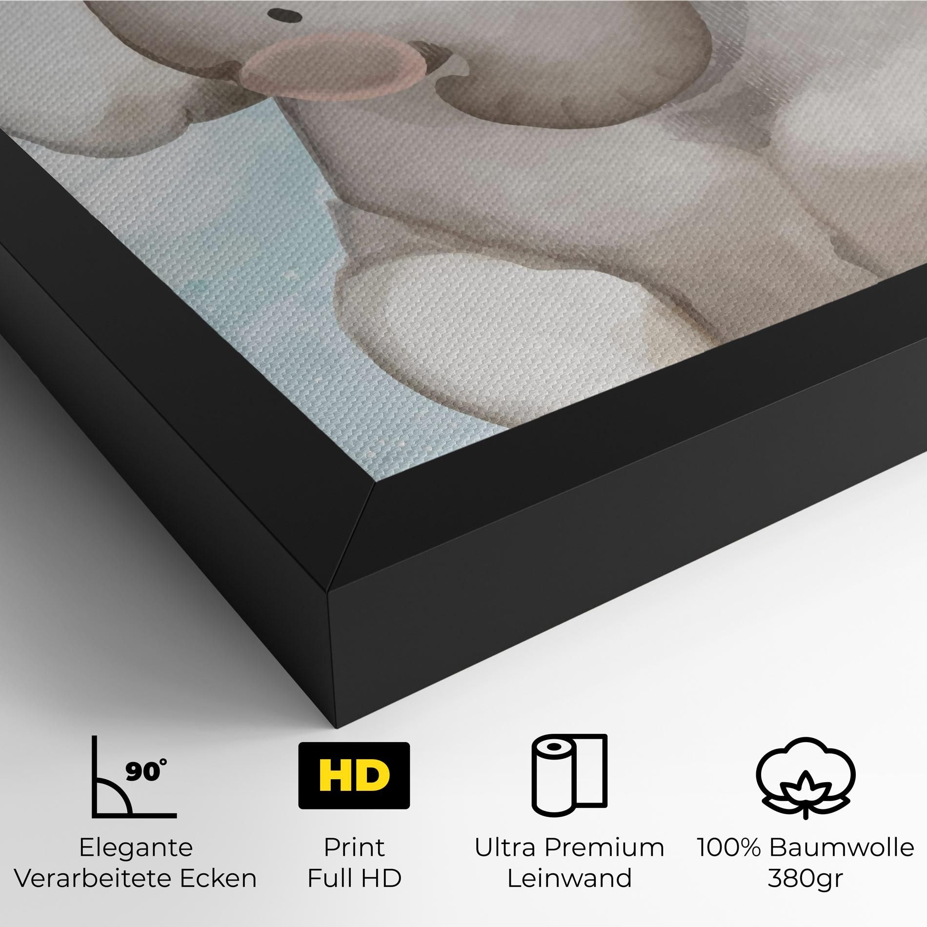 Elephant On Blue mockup 4