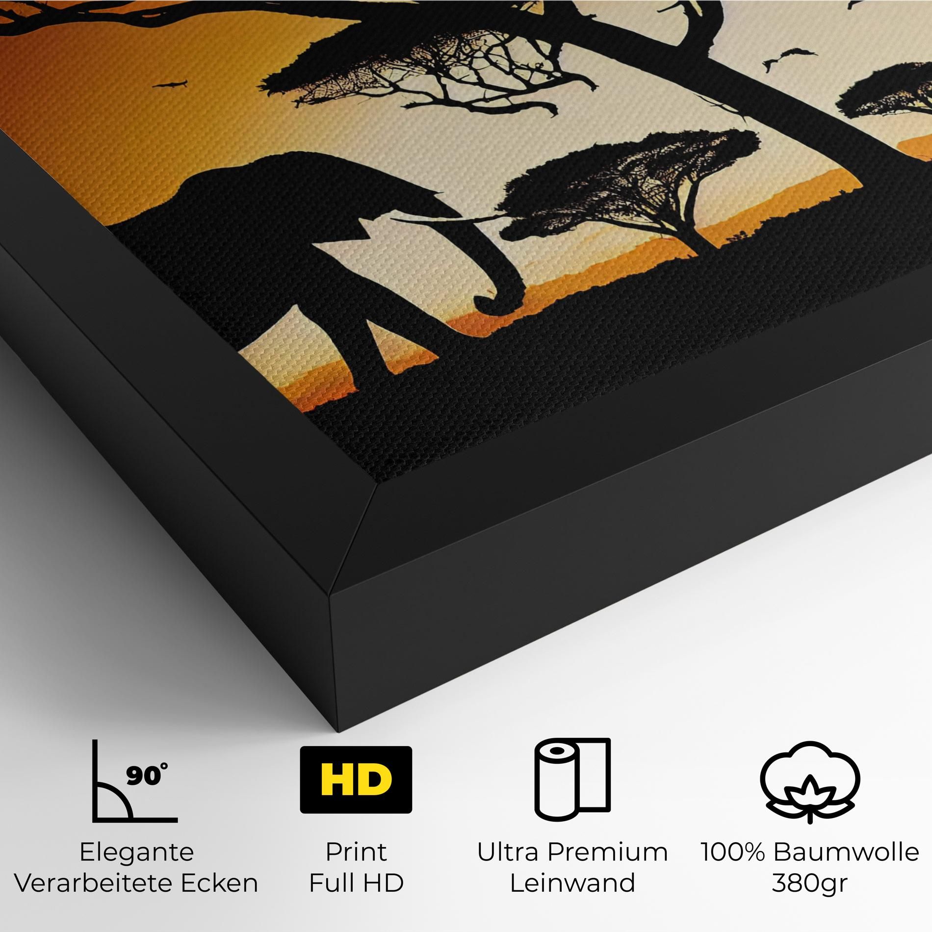 Sunset  Silhouette mockup 4