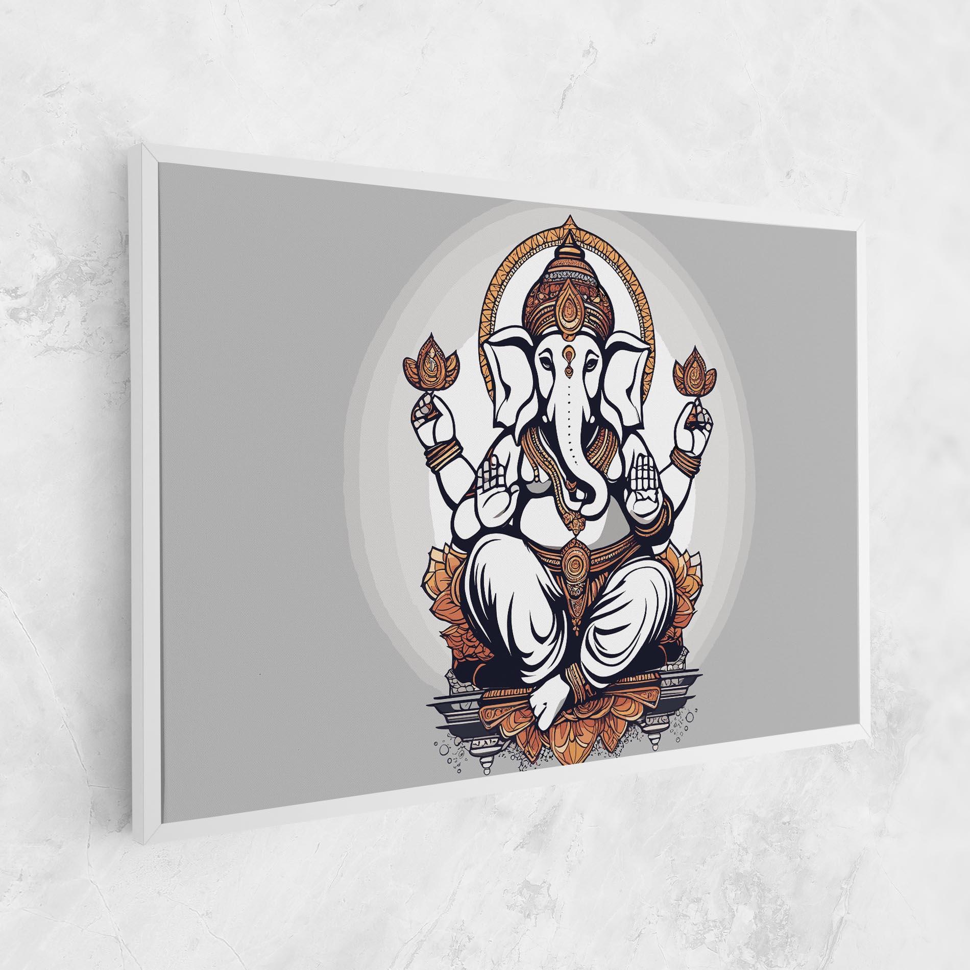 Leinwandbild Chaturthi Greys mockup 1