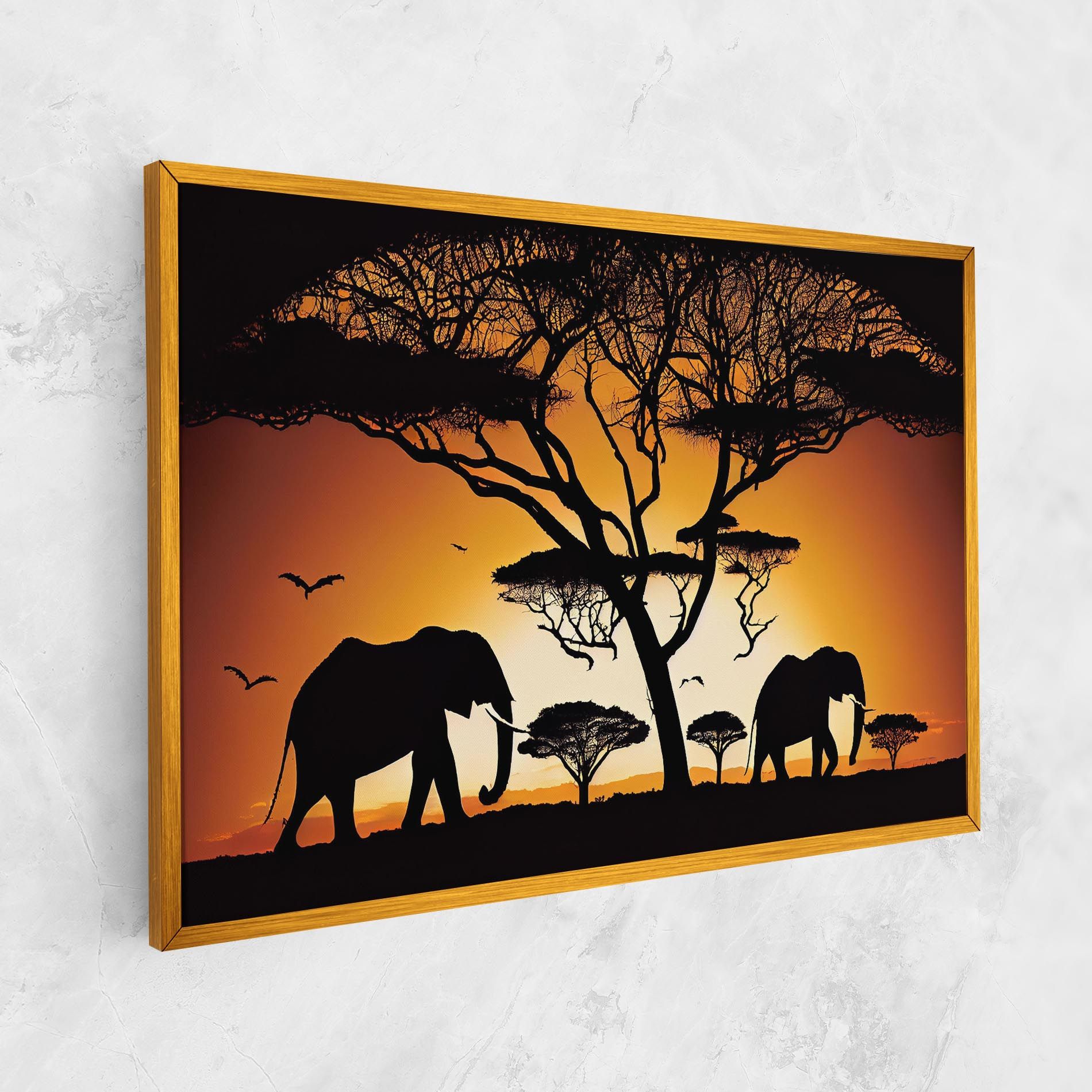 Sunset  Silhouette mockup 1