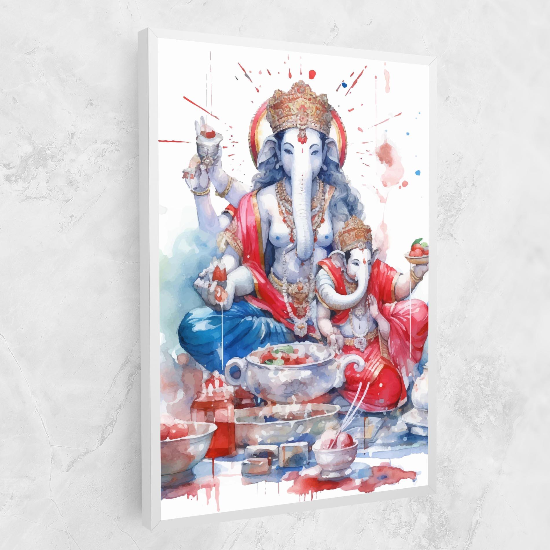 Leinwandbild Durga Puja Festival mockup 1