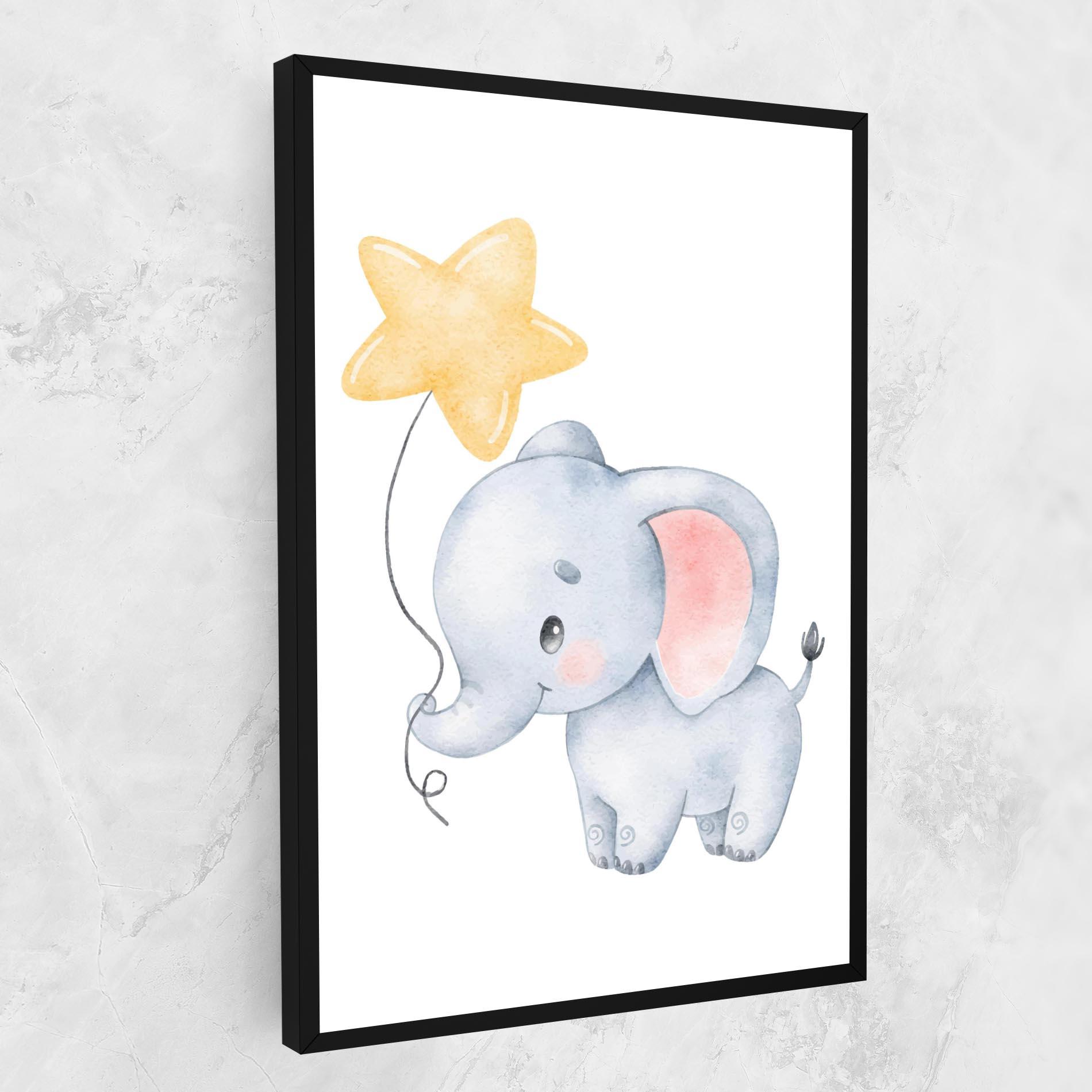 Leinwandbild Baby Elephant Kids mockup 1