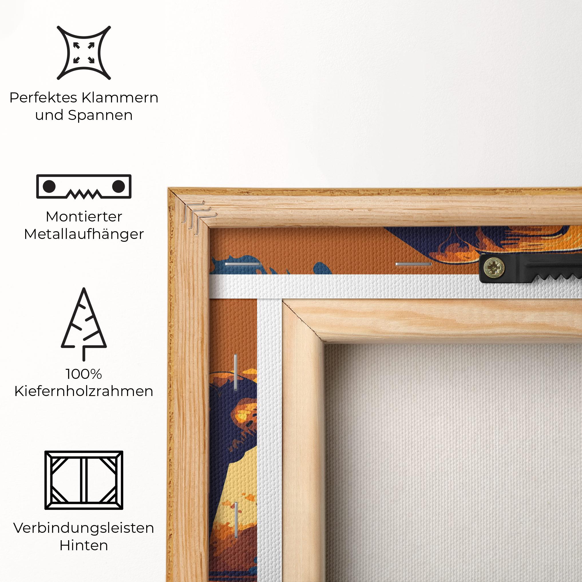 Leinwandbild 3 Elephants mockup 5