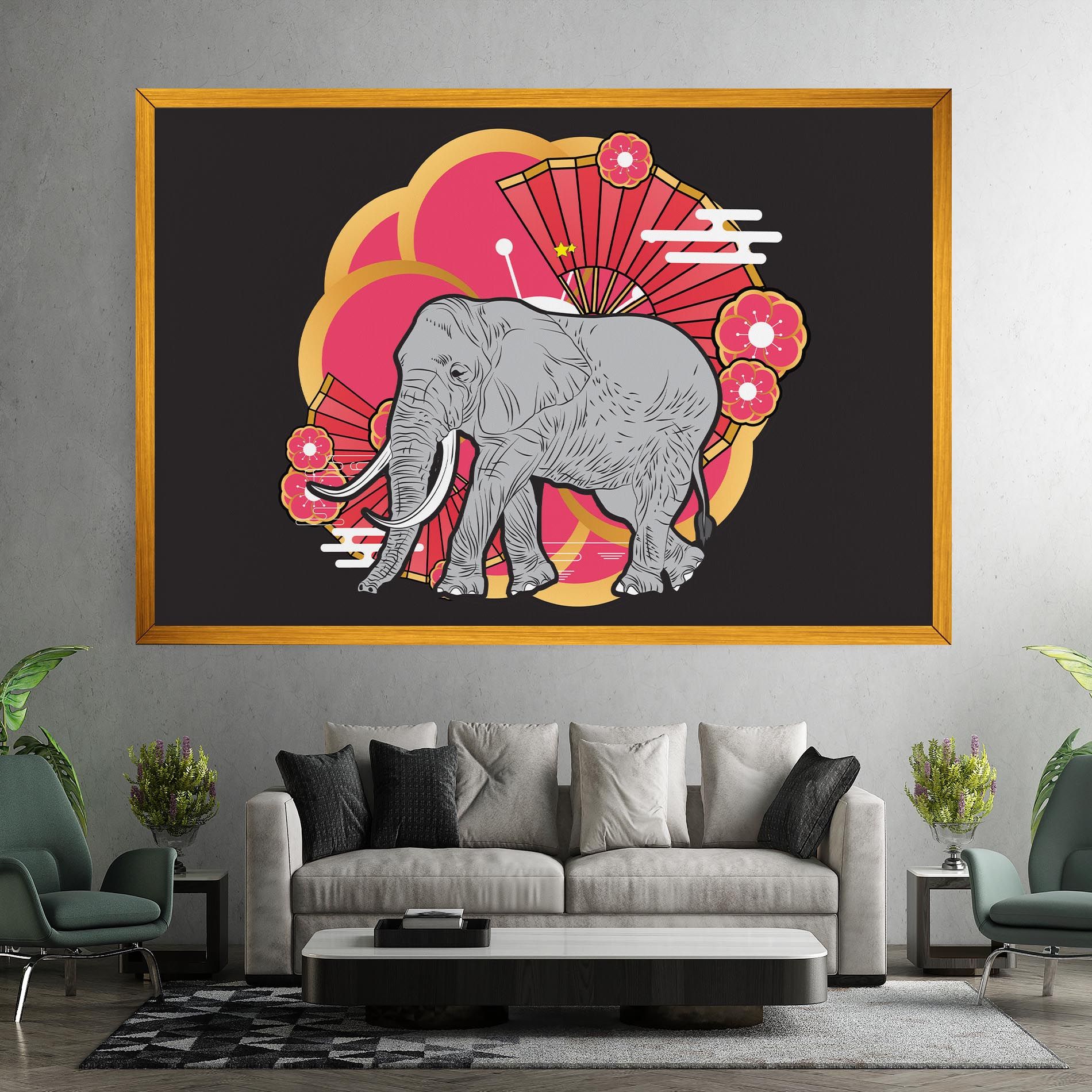 Elephant On Pink mockup 7