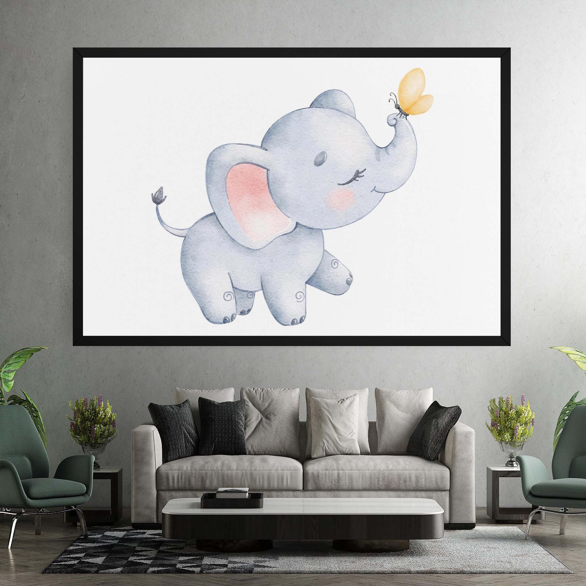 Elephant Butterfly mockup 7