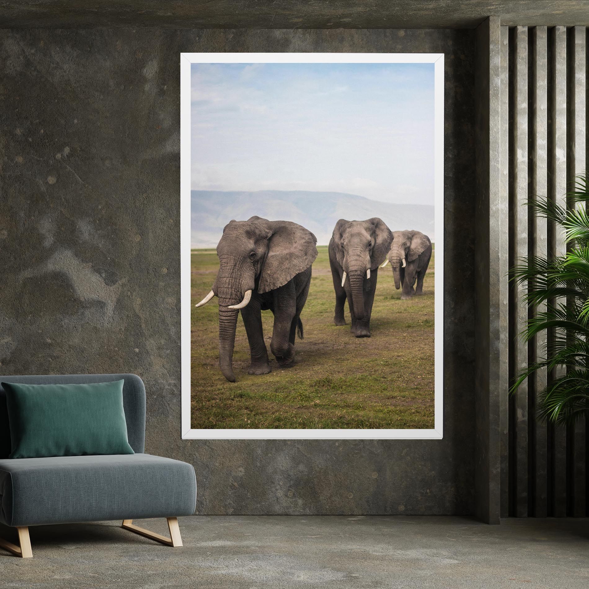 Elephant Landscape mockup 7