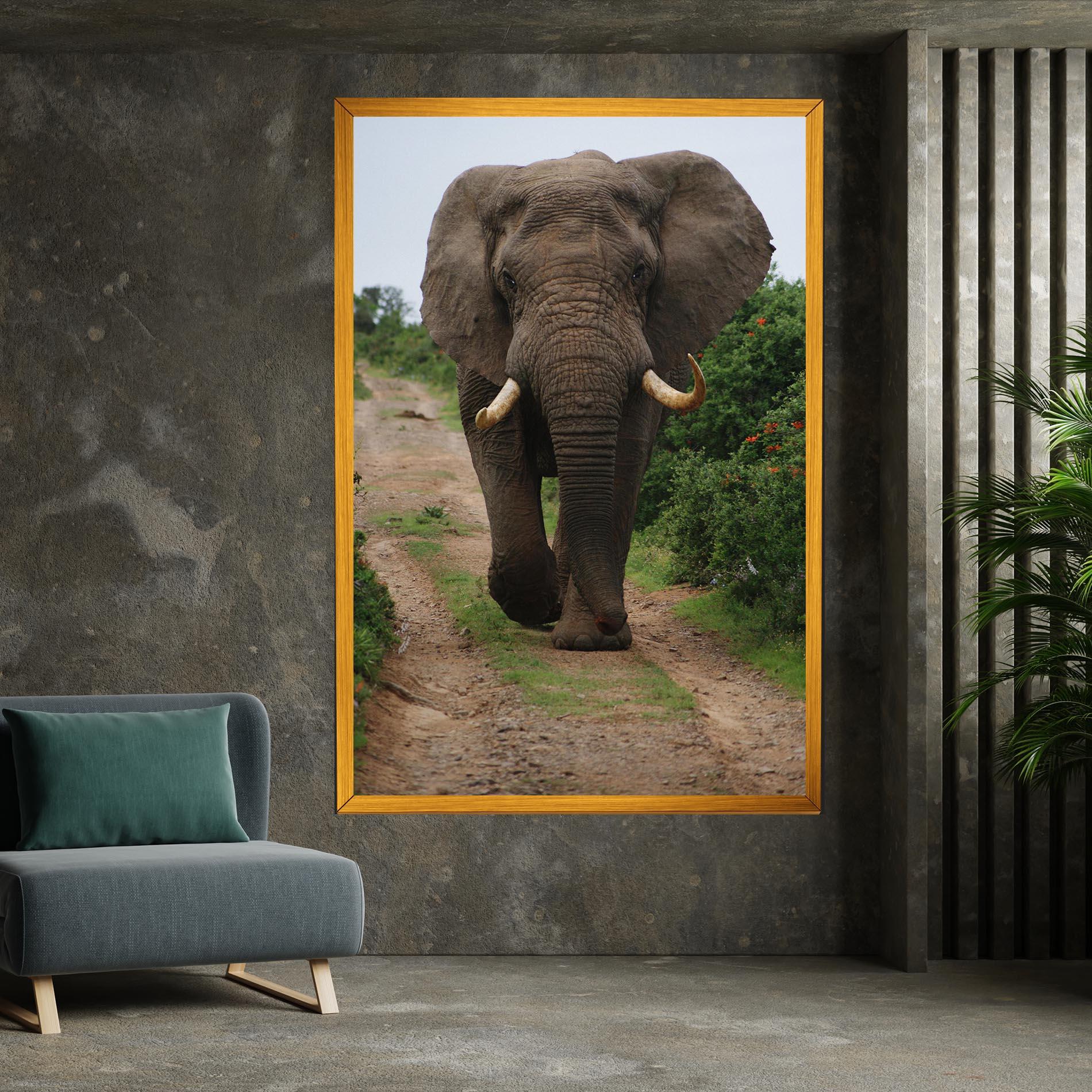 Leinwandbild Elephant Safari mockup 7