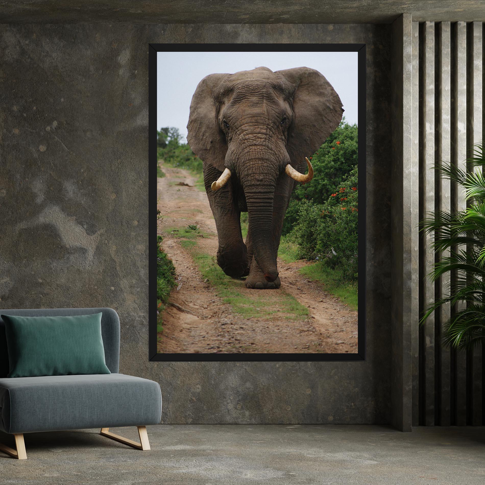 Leinwandbild Elephant Safari mockup 7