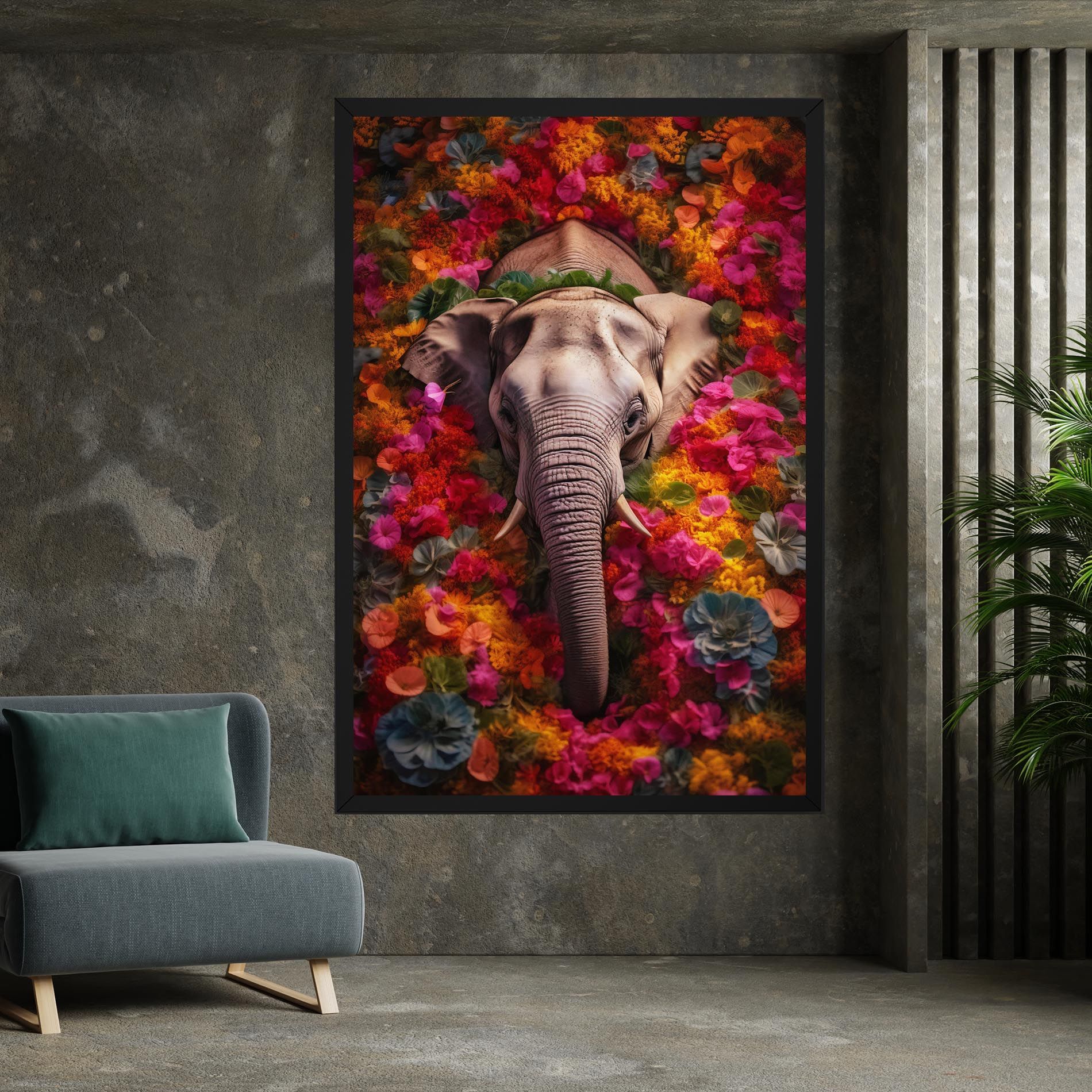 Flower Elephant mockup 7