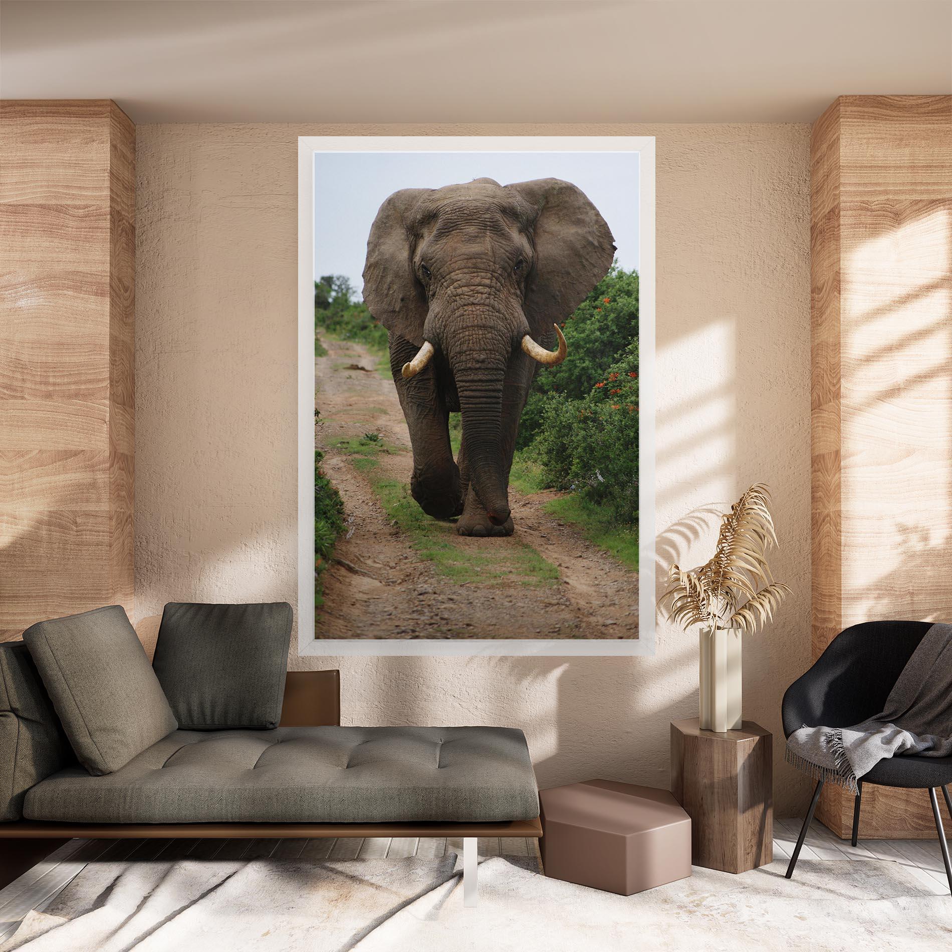 Leinwandbild Elephant Safari mockup 8