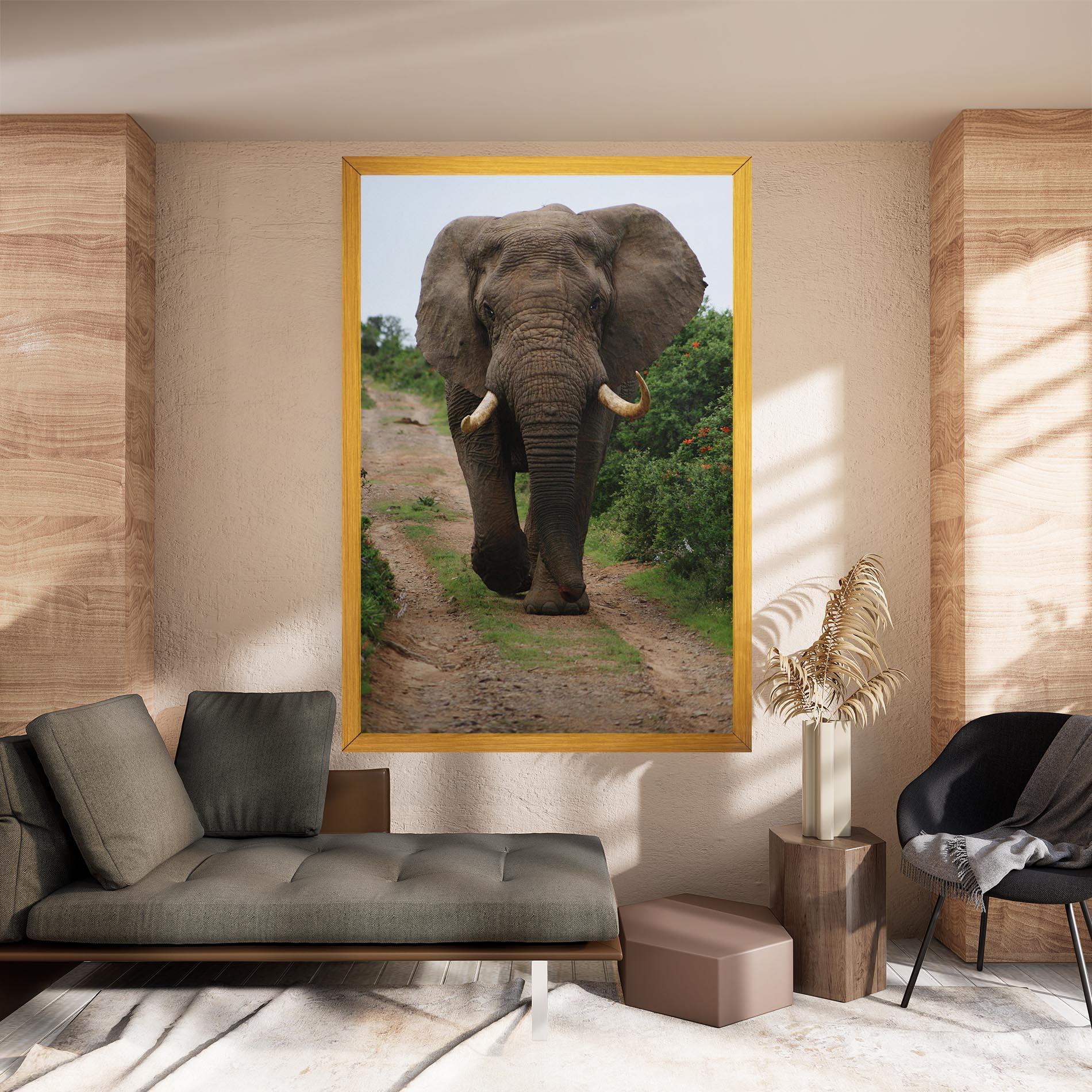 Leinwandbild Elephant Safari mockup 8
