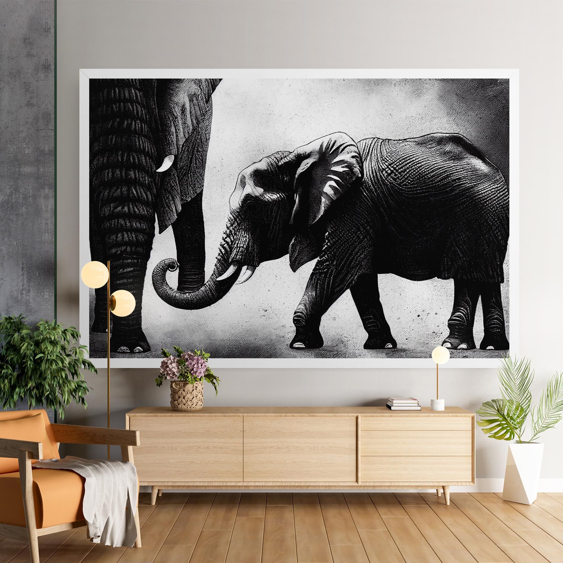 Baby Elephant mockup 9