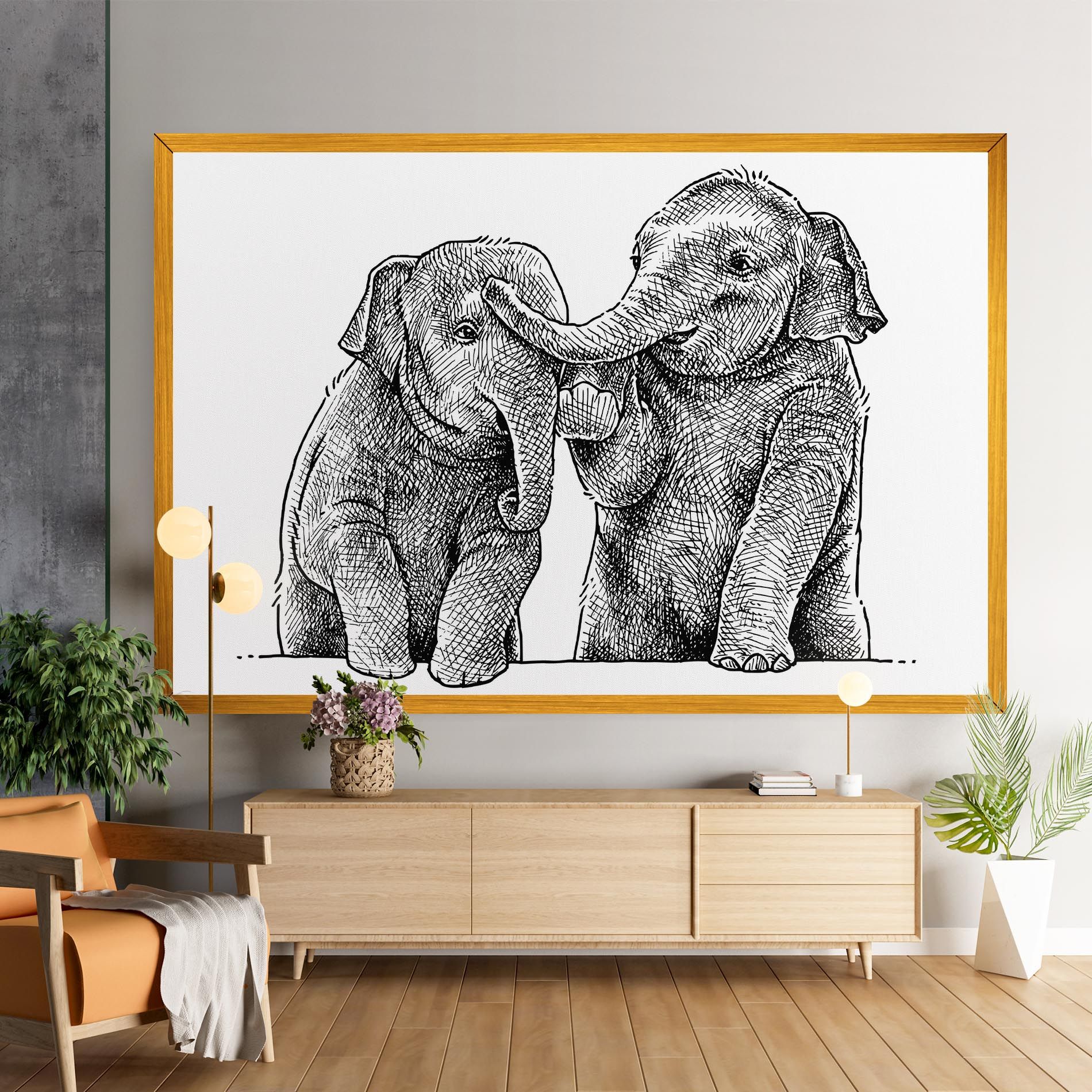 Baby Elephants mockup 9