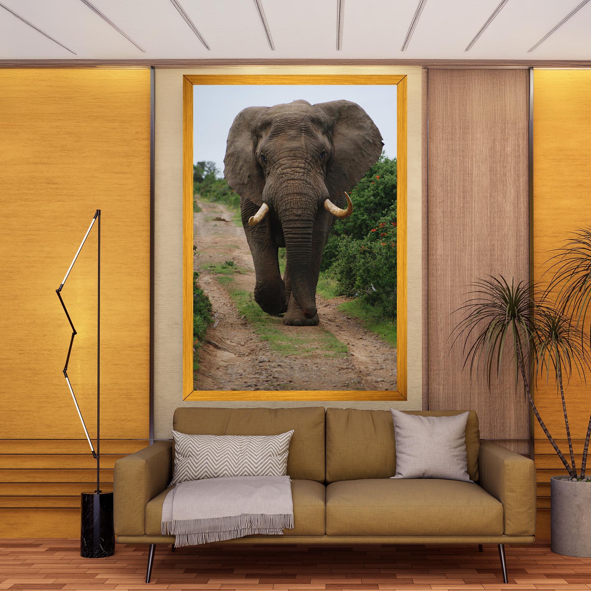 Leinwandbild Elephant Safari mockup 9