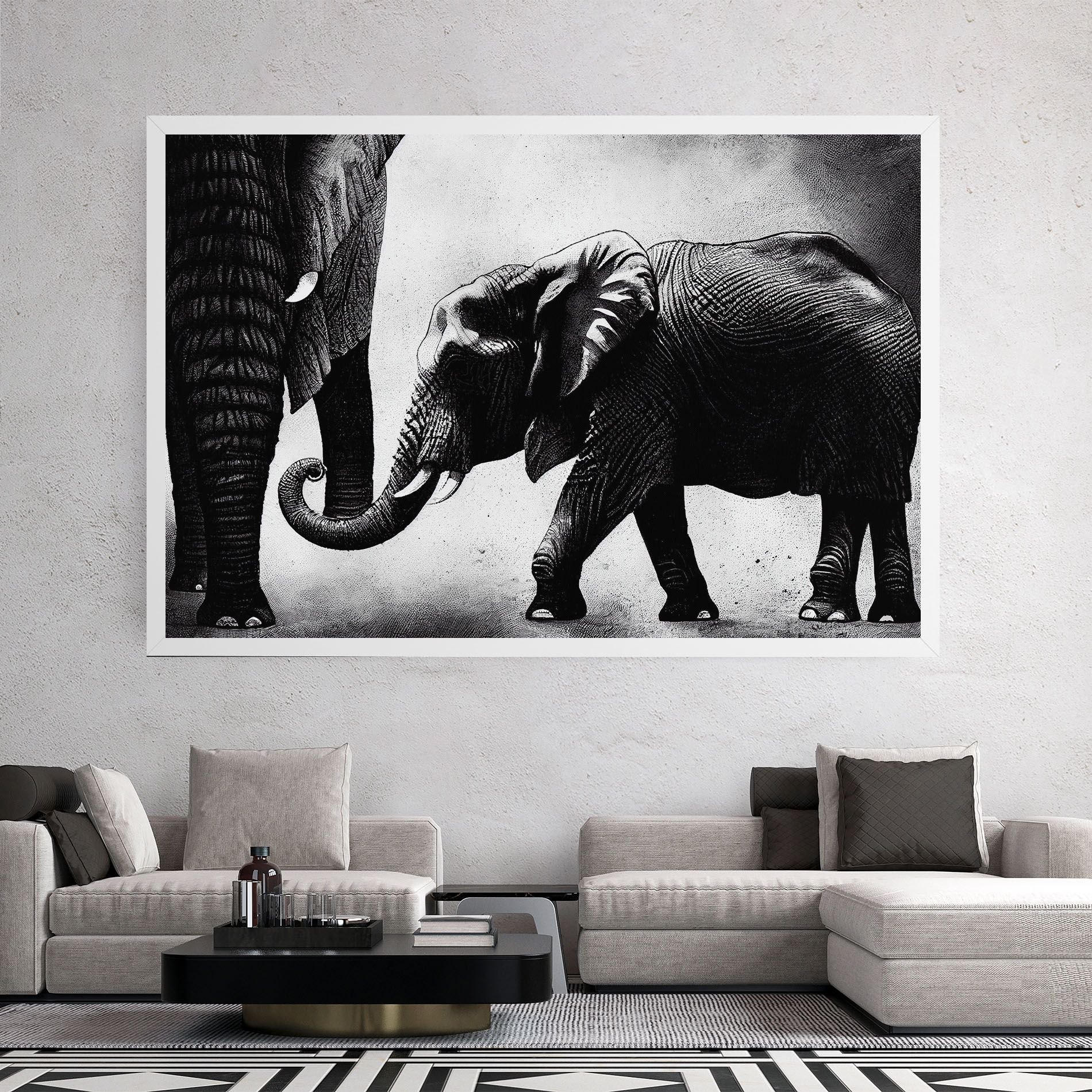 Baby Elephant mockup 2