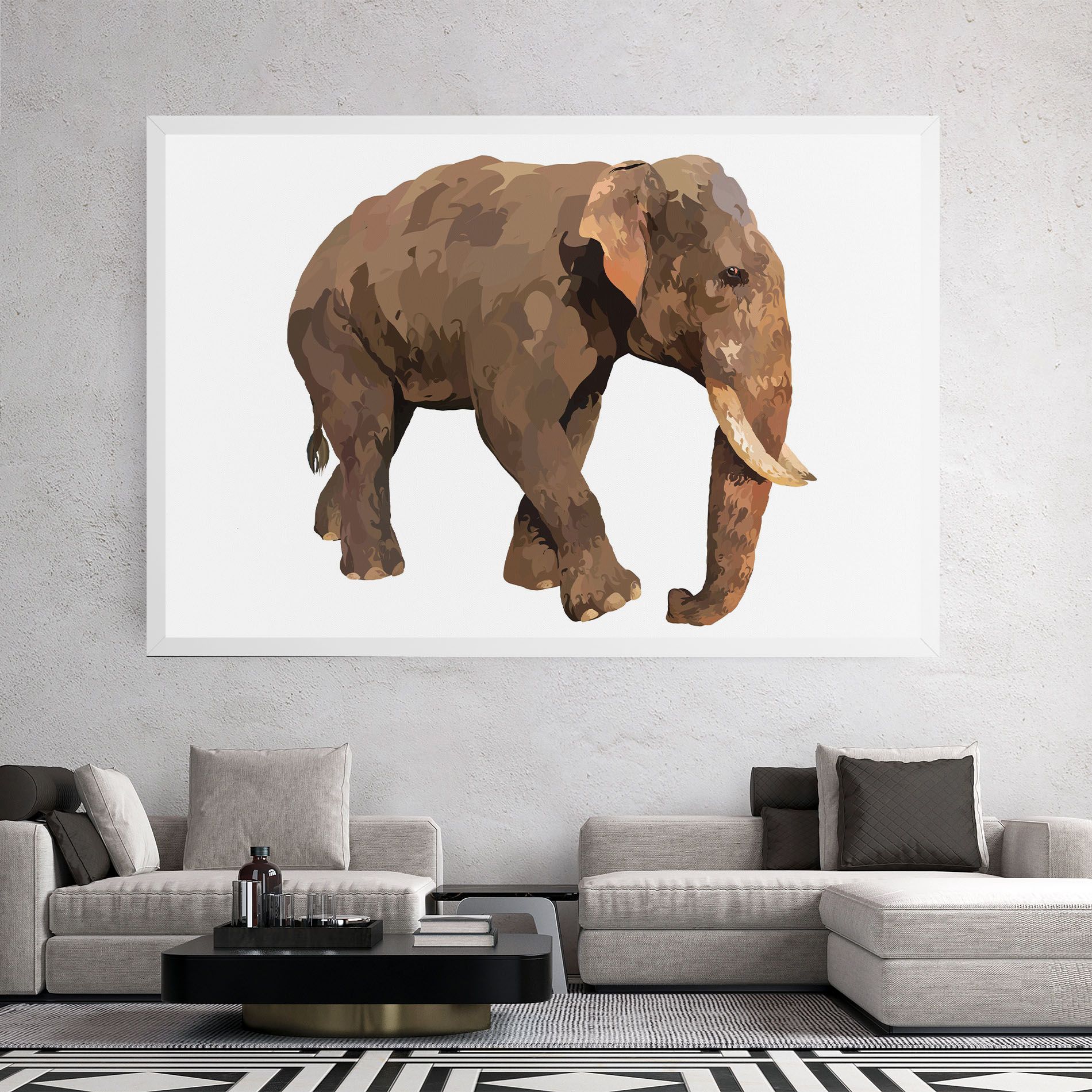 Brown Elephant mockup 2