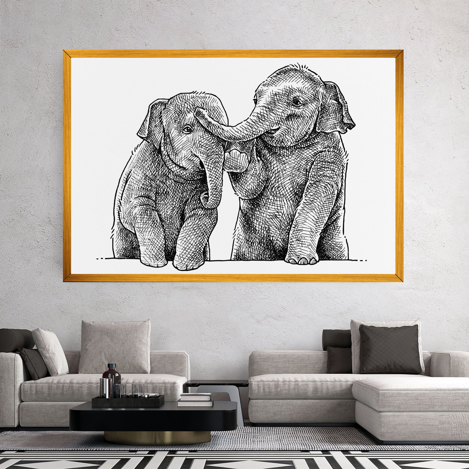 Baby Elephants mockup 2