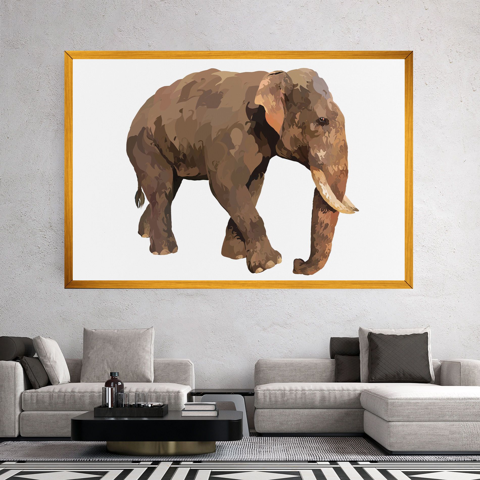 Brown Elephant mockup 2