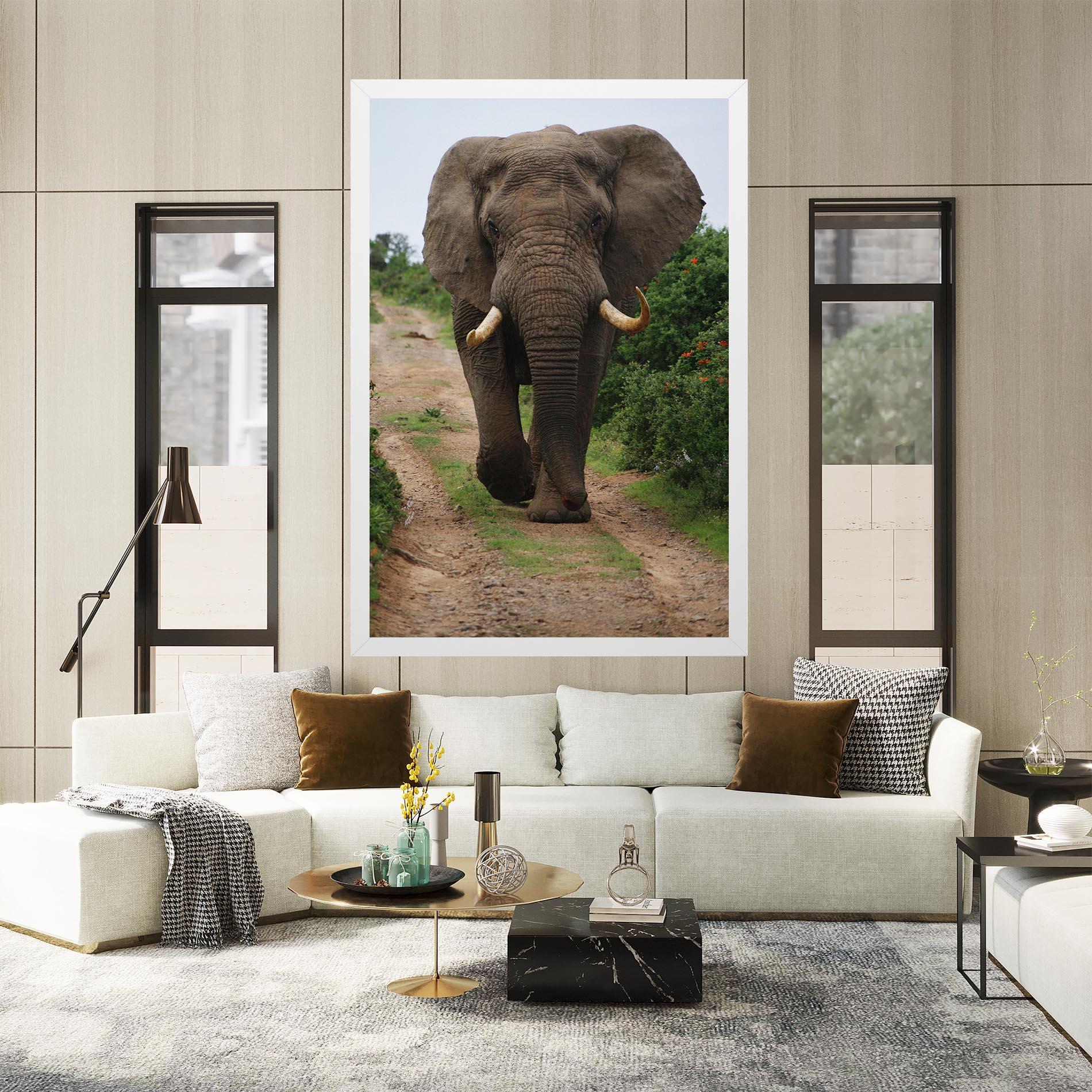 Leinwandbild Elephant Safari mockup 2