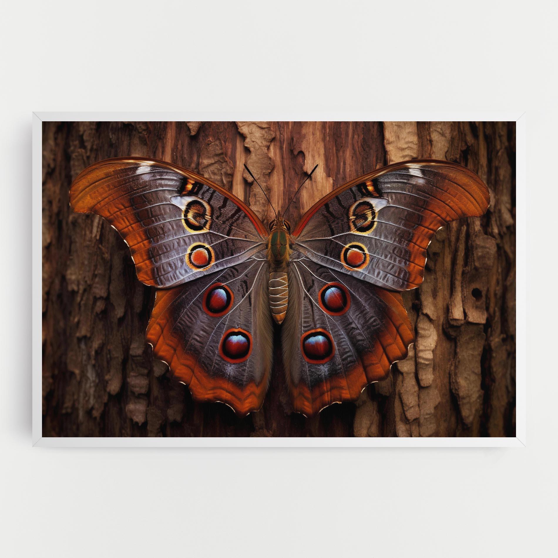Leinwandbild Brown Eyes Butterfly mockup 0
