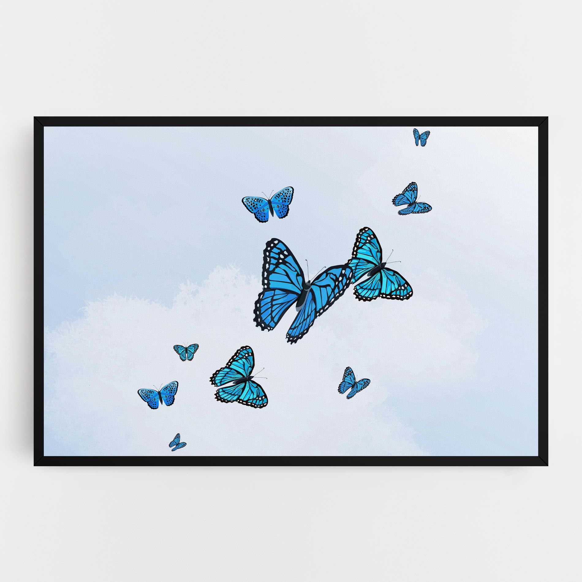 Blue Sky Butterfly mockup 0