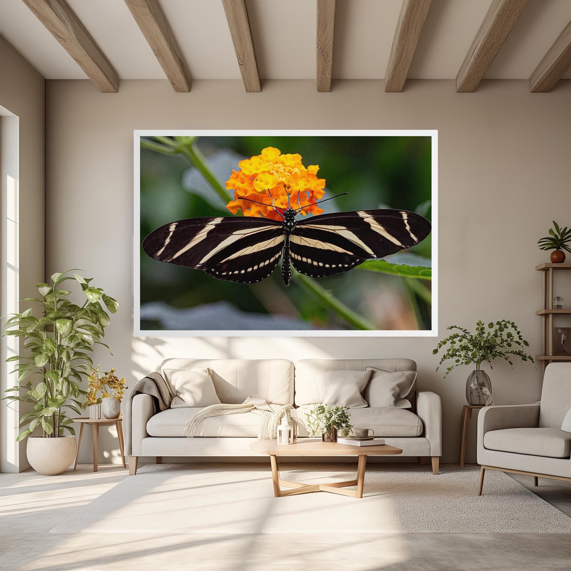 Leinwandbild Big Wings Butterfly mockup 6