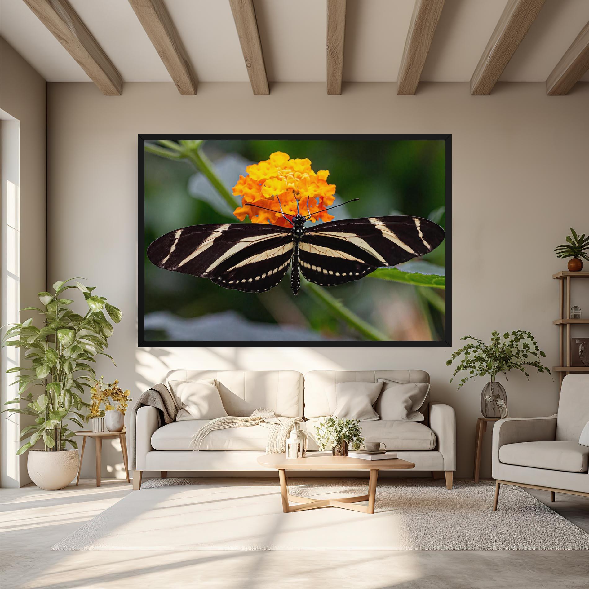 Leinwandbild Big Wings Butterfly mockup 6