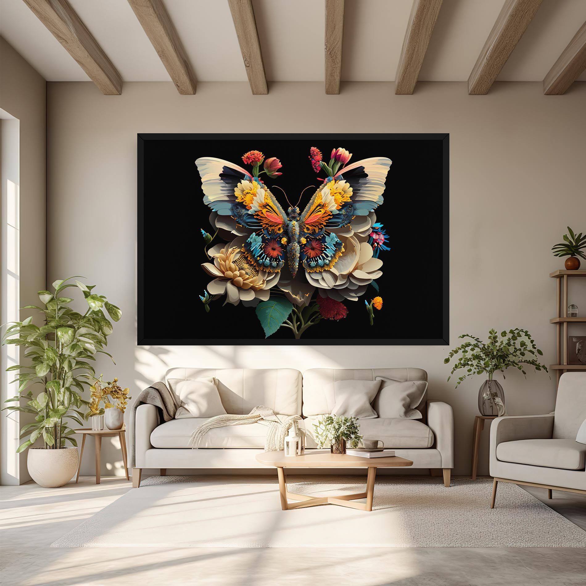Colorful Butterfly mockup 6