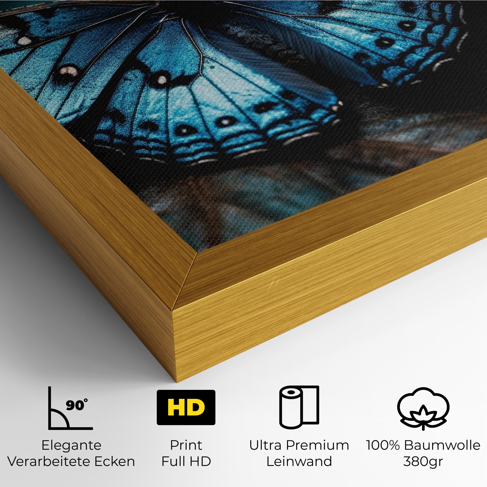 Dark Blue Buterfly mockup 4