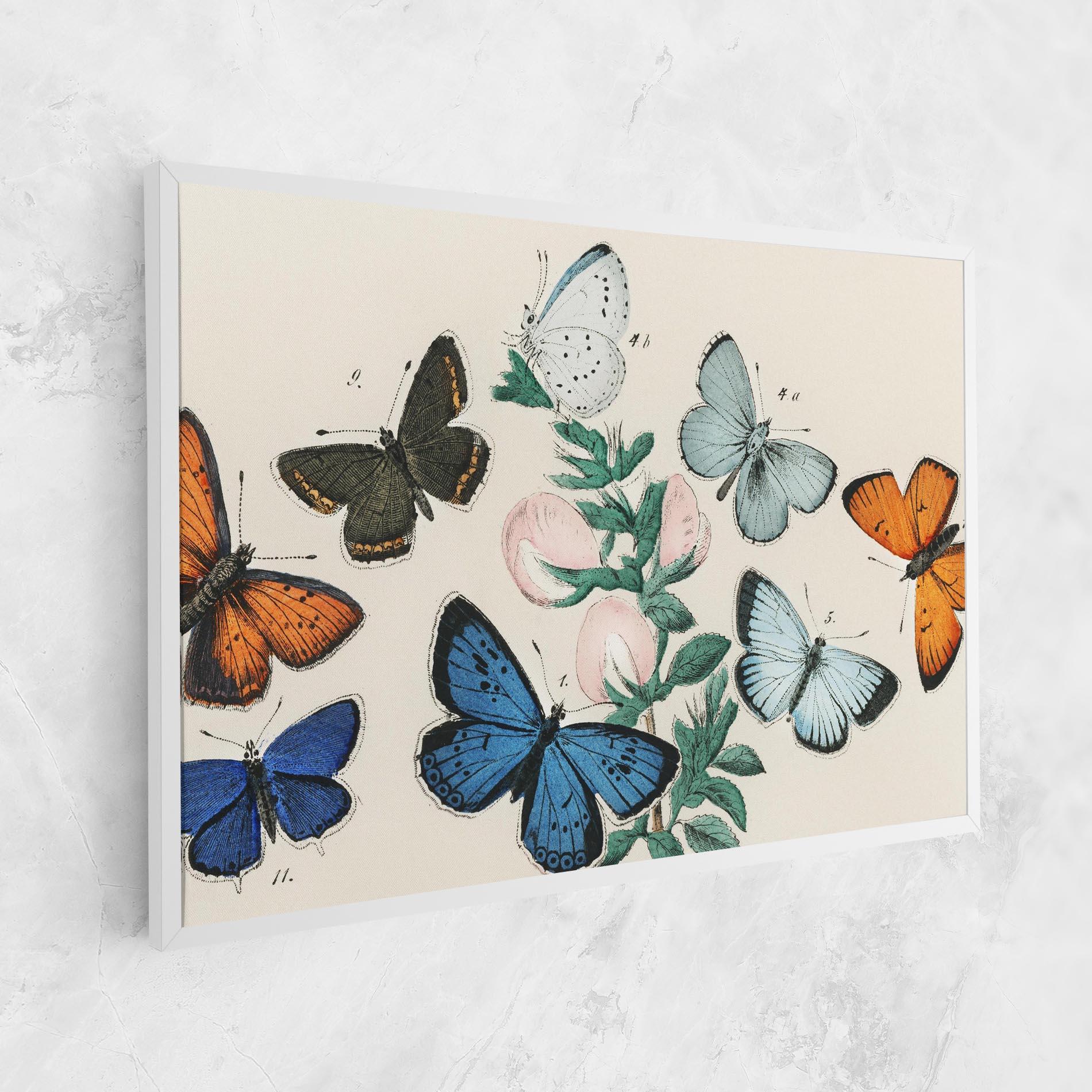 Leinwandbild Moving Butterflies mockup 1