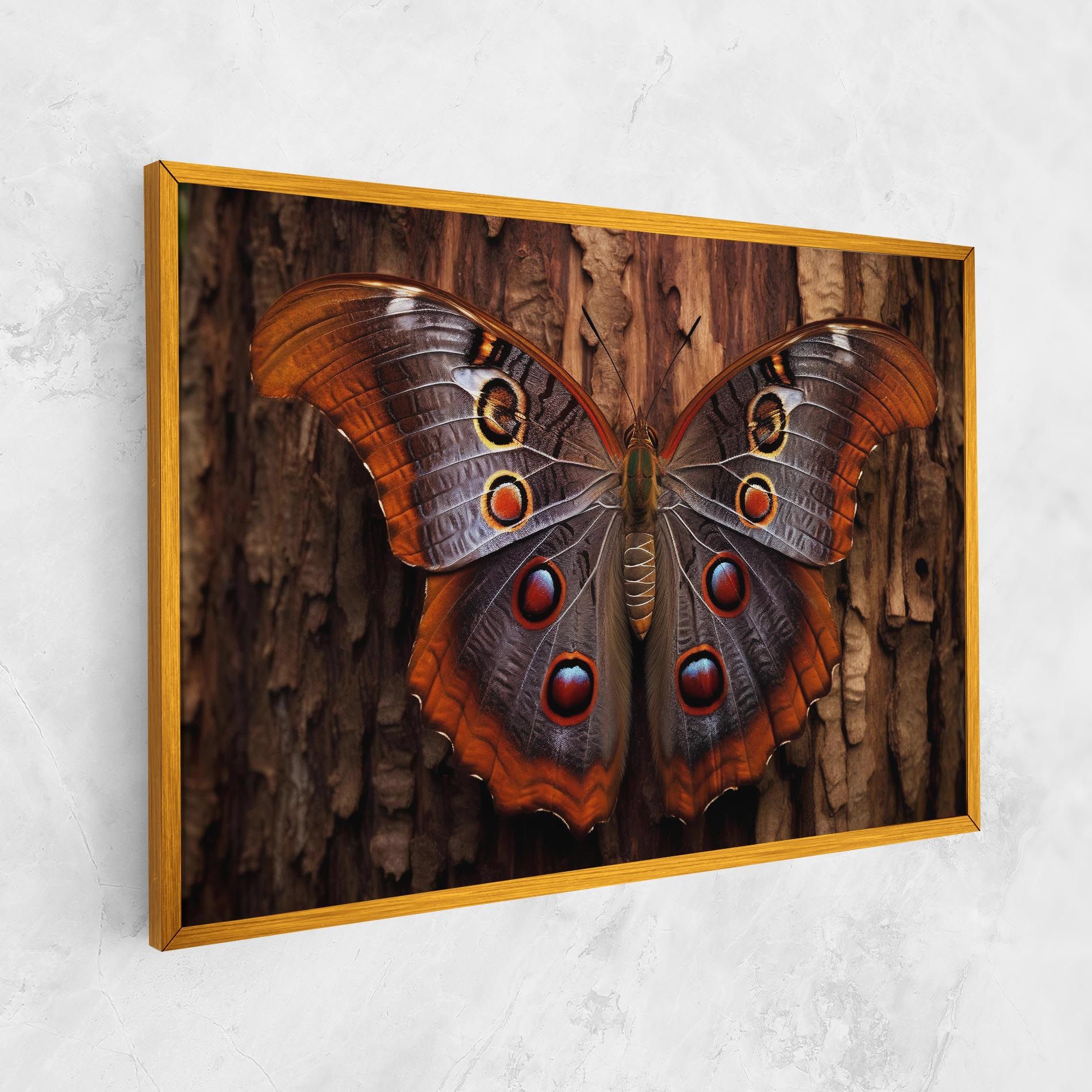 Brown Eyes Butterfly mockup 1