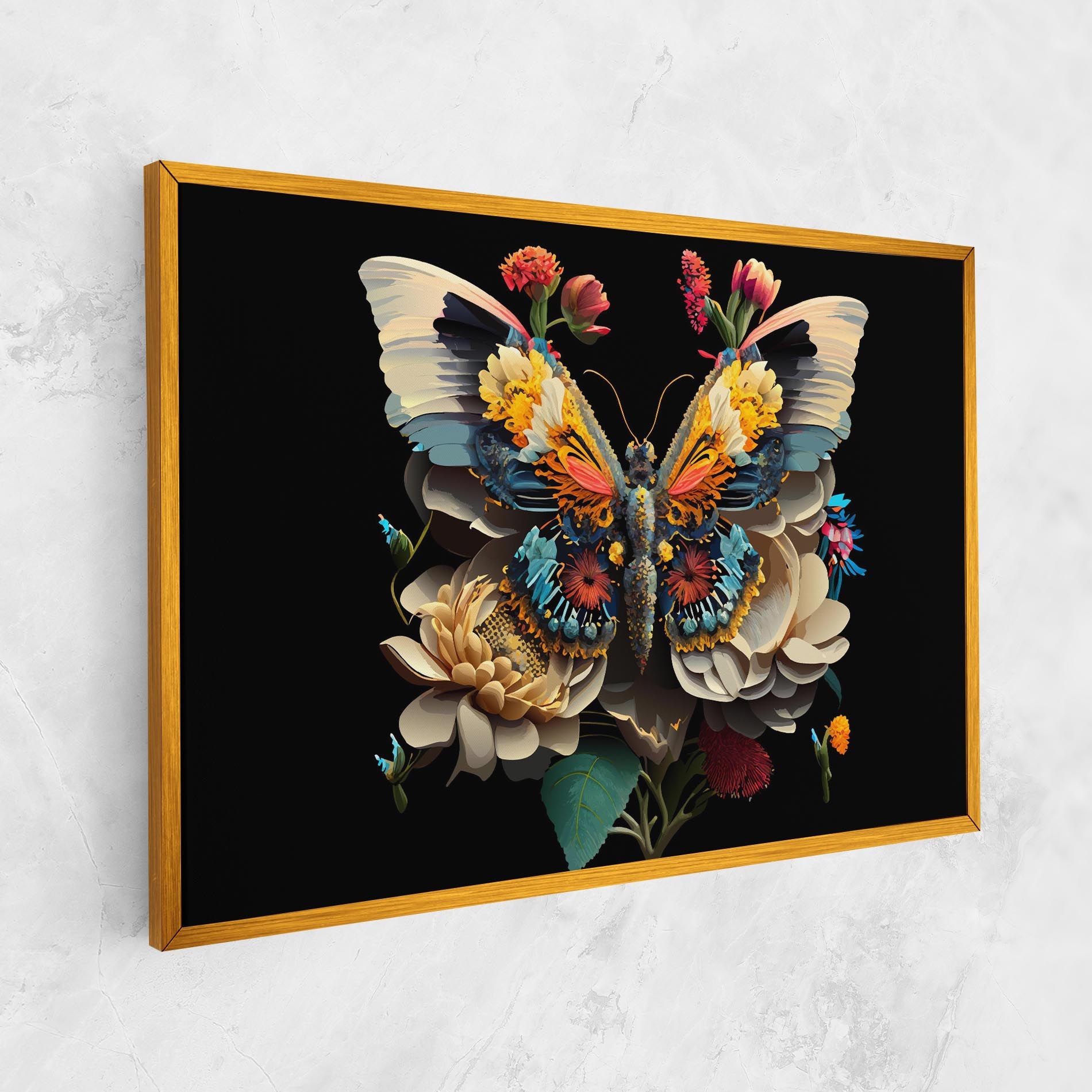Colorful Butterfly mockup 1