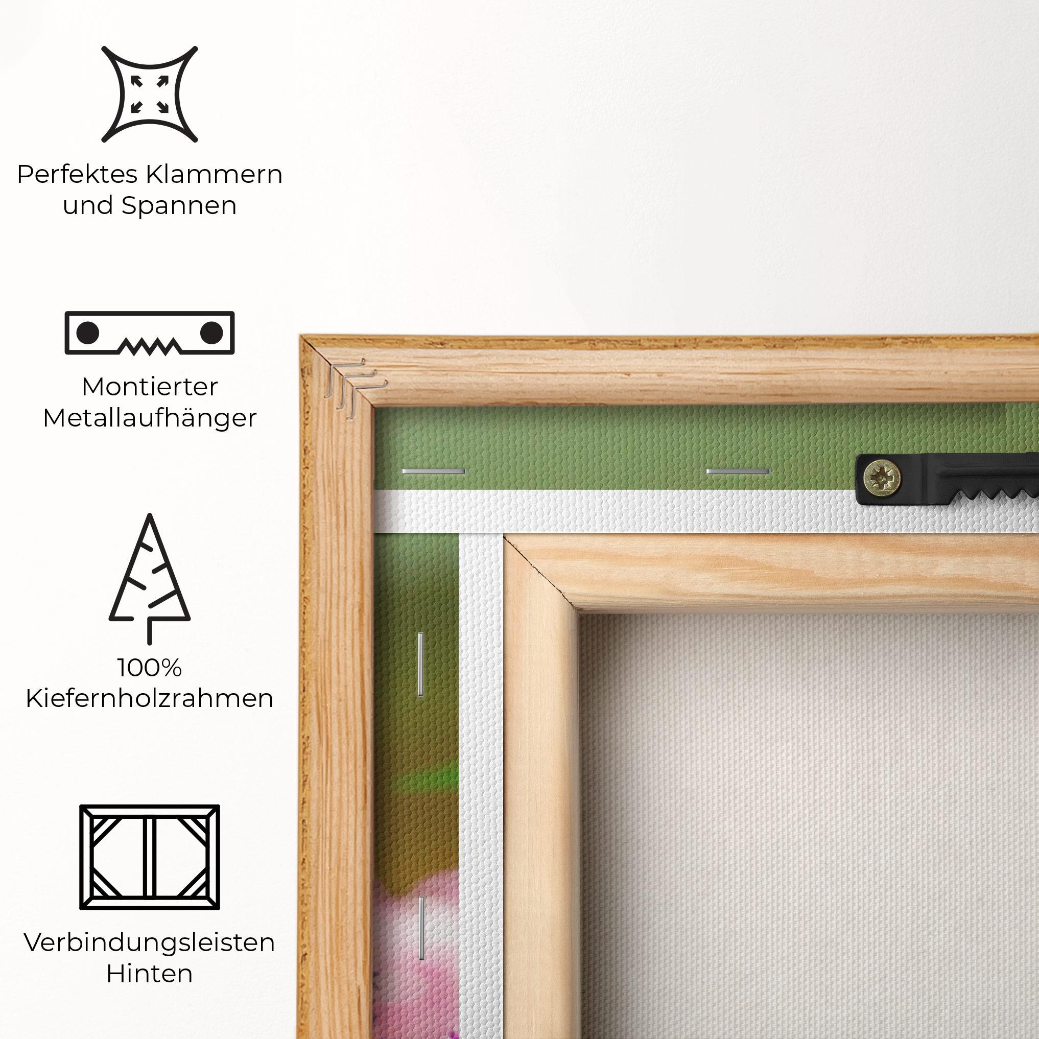 Leinwandbild 3 Yellow Butterflies mockup 5