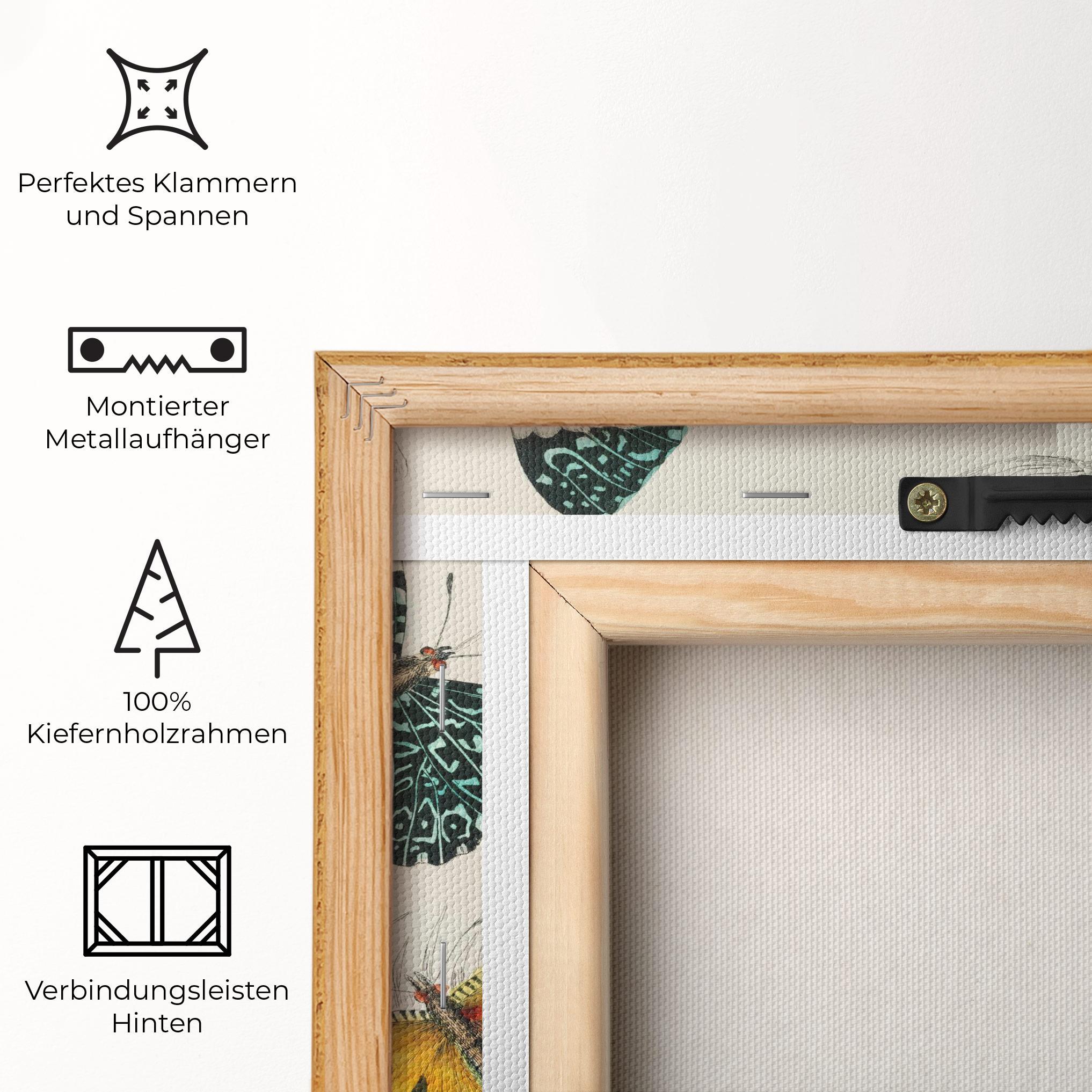 Leinwandbild Butterfly Art mockup 5