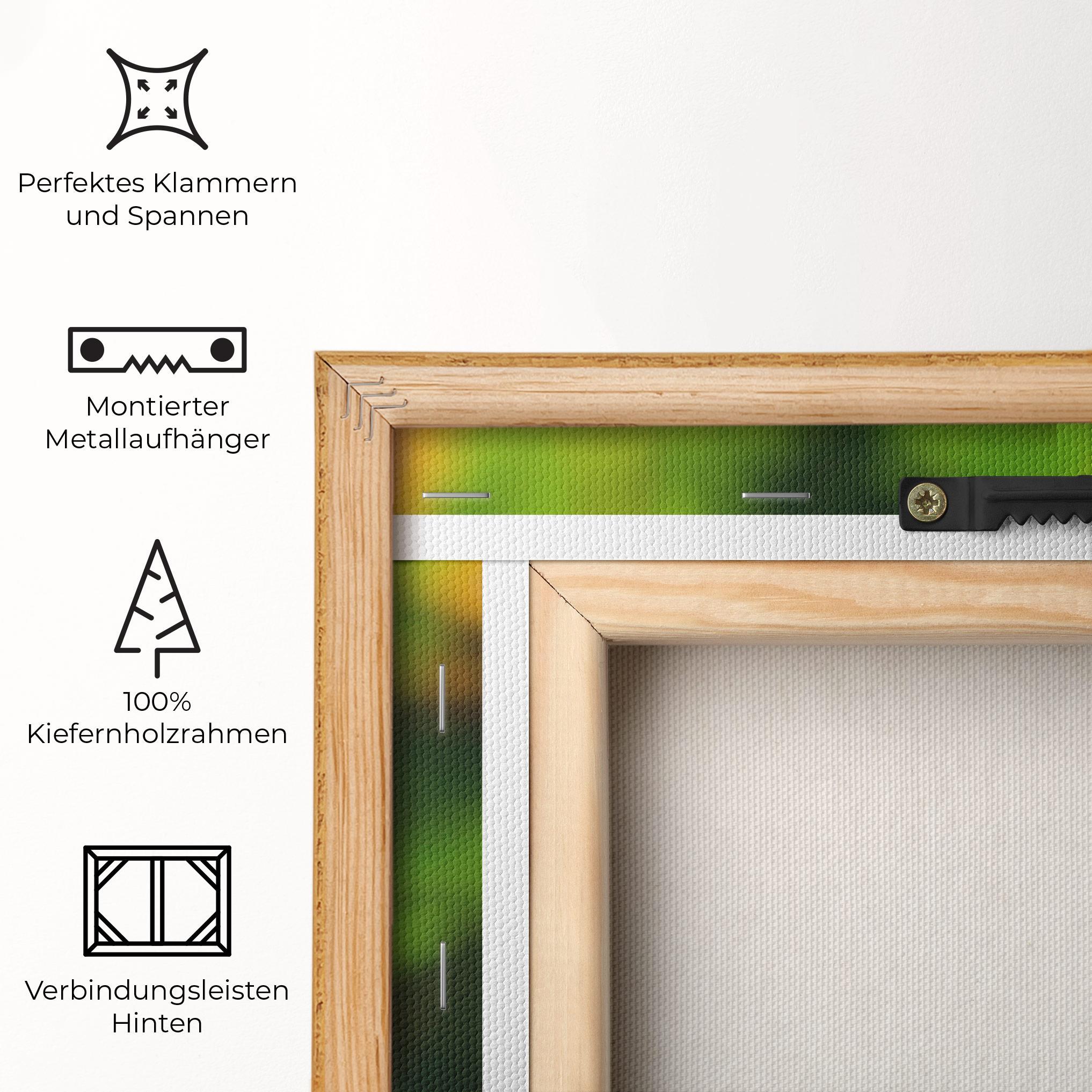 Leinwandbild Butterfly On Flower mockup 5