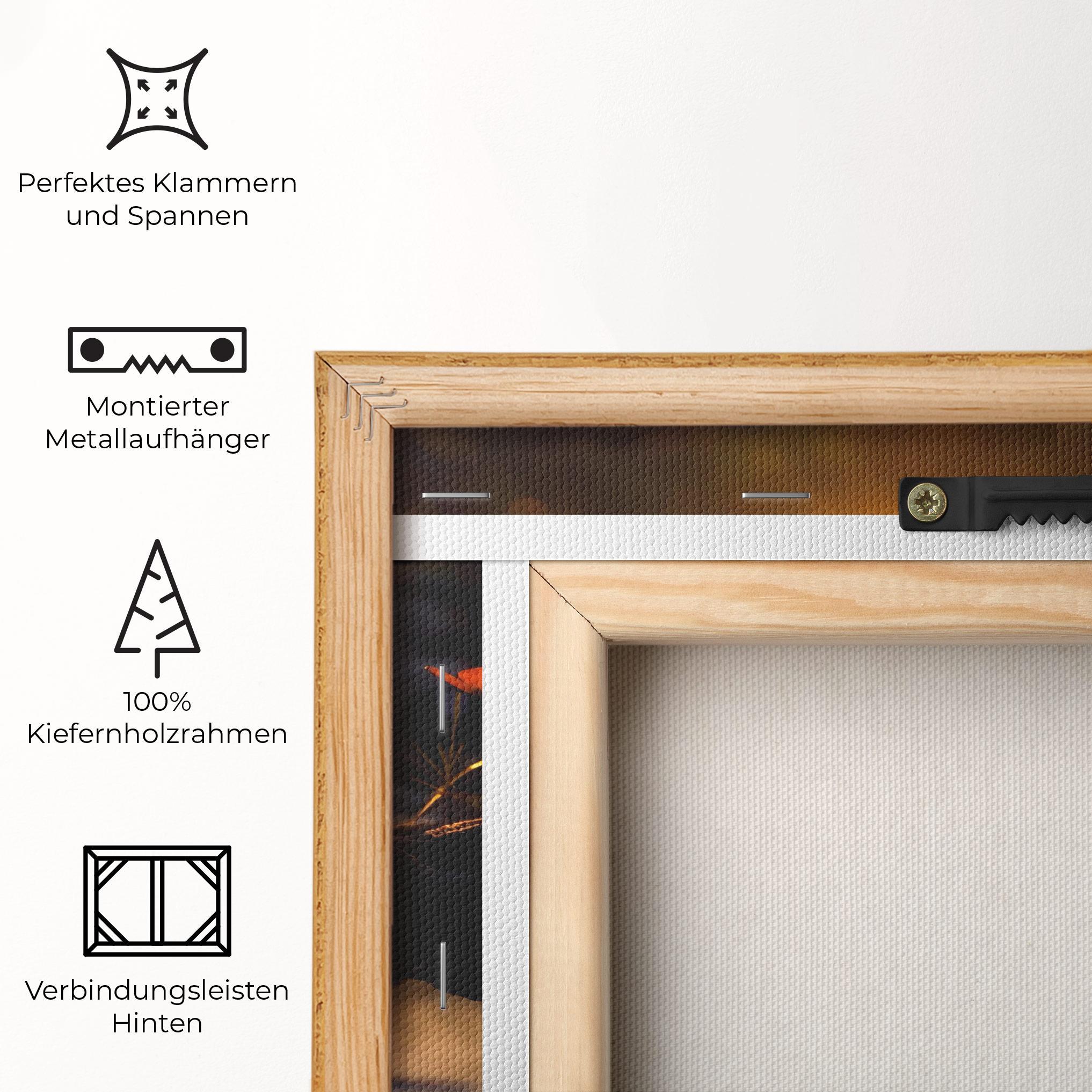 Leinwandbild Sun Water Butterfly mockup 5