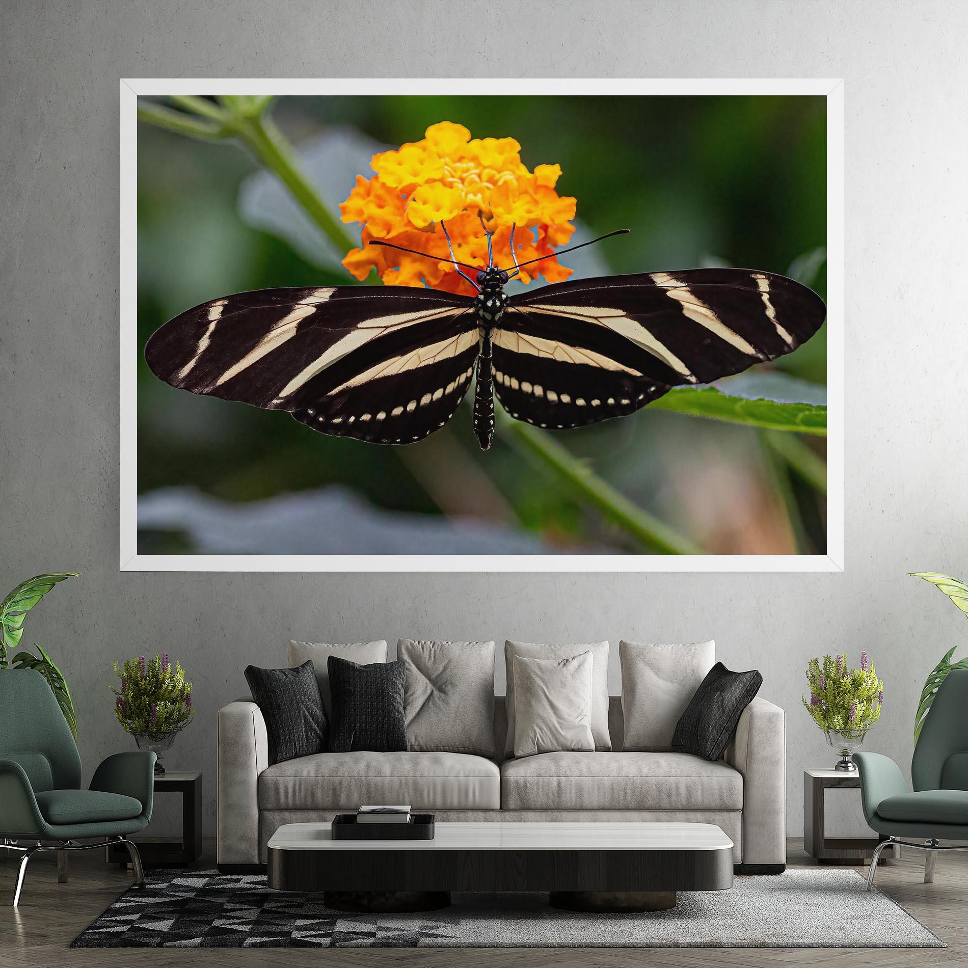 Leinwandbild Big Wings Butterfly mockup 7