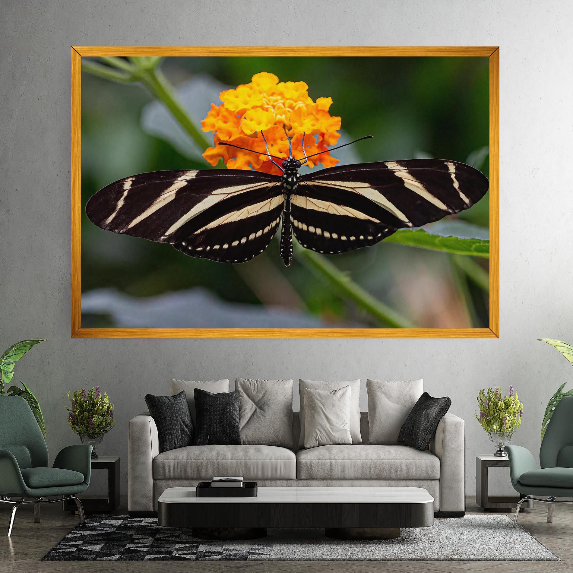 Leinwandbild Big Wings Butterfly mockup 7