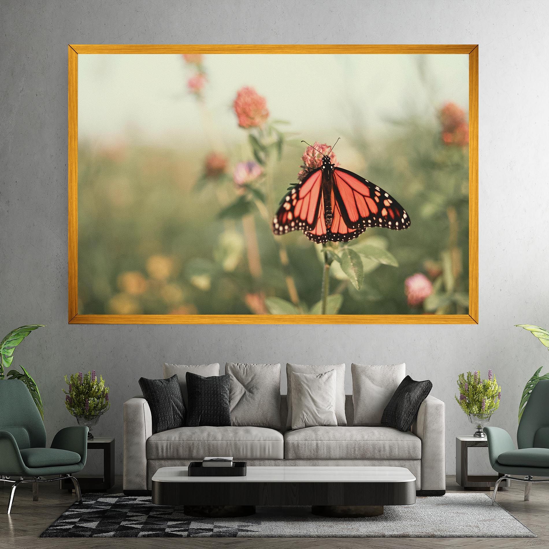 Light Red Butterfly mockup 7