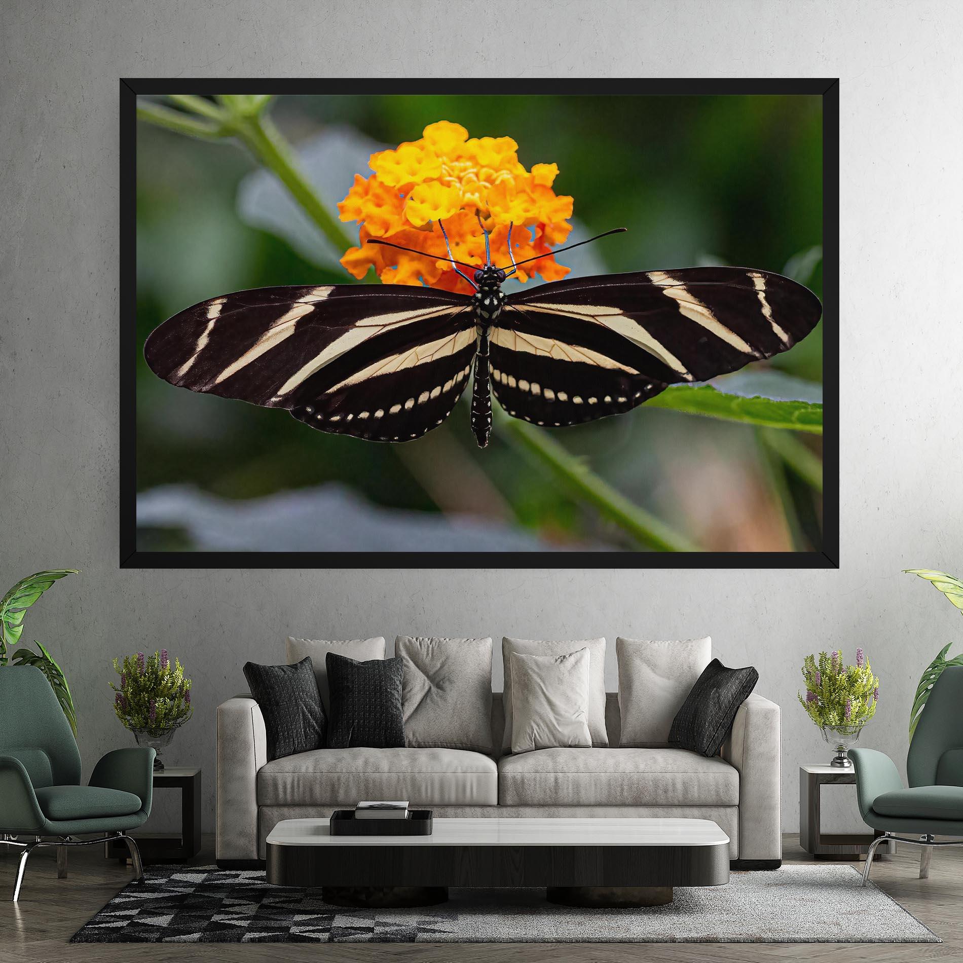 Leinwandbild Big Wings Butterfly mockup 7