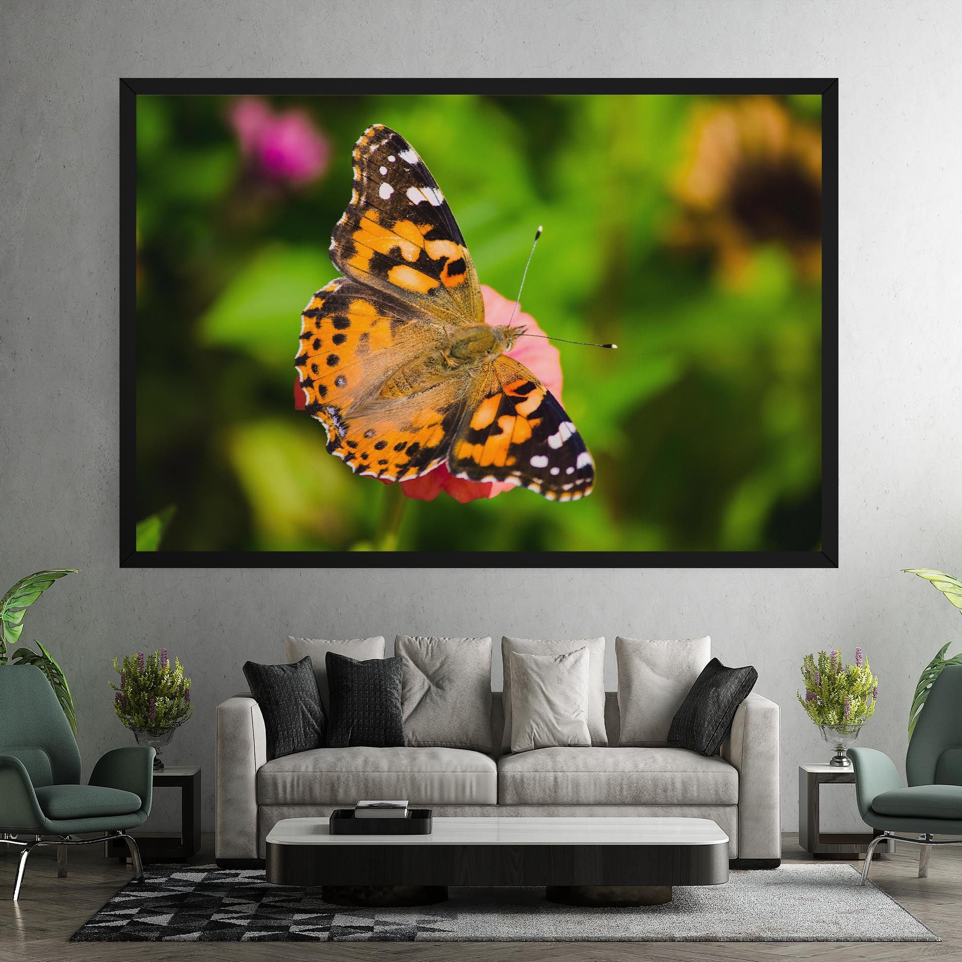 Butterfly On Flower mockup 7