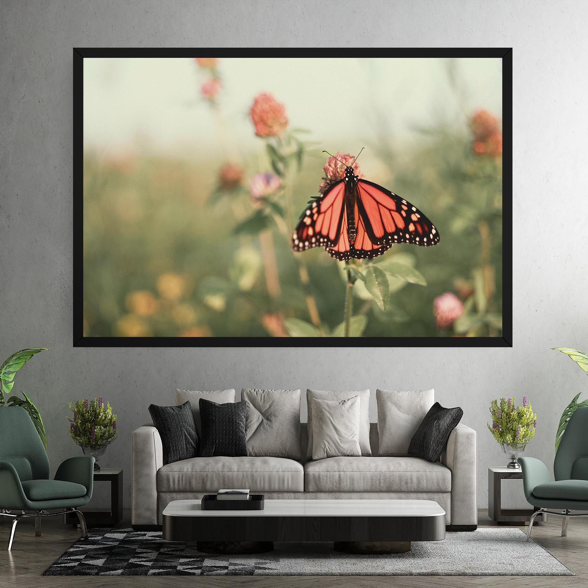 Light Red Butterfly mockup 7