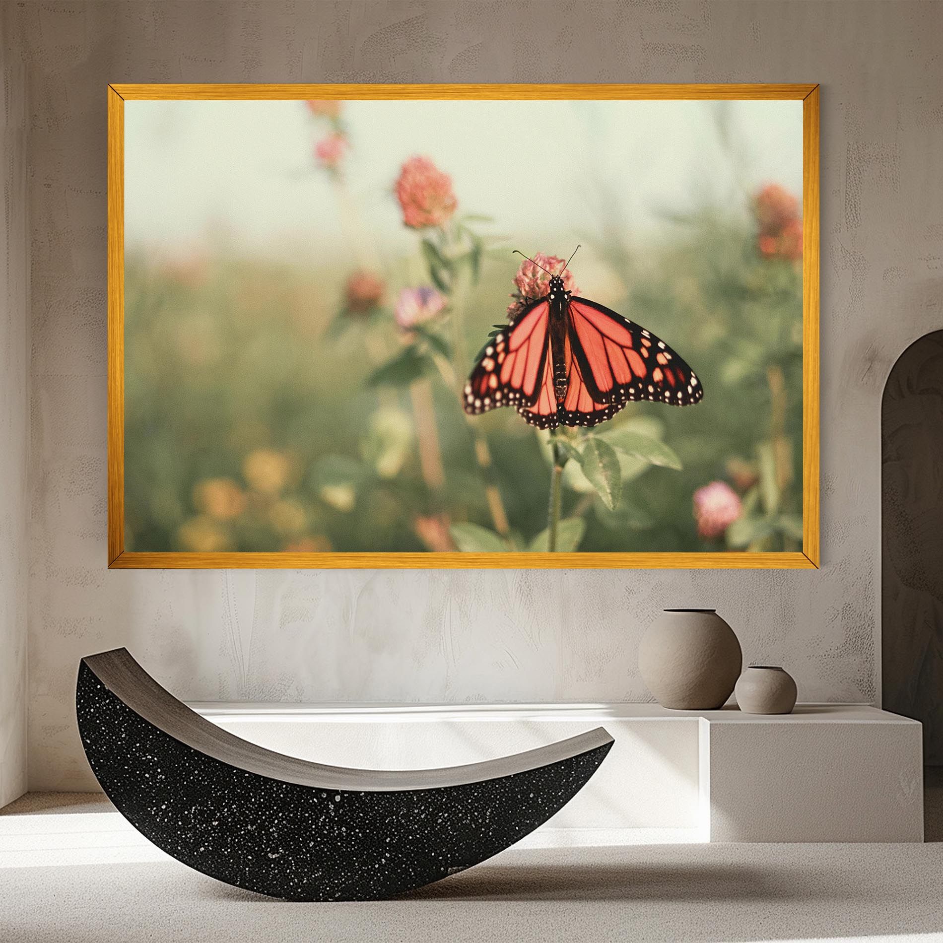 Light Red Butterfly mockup 8