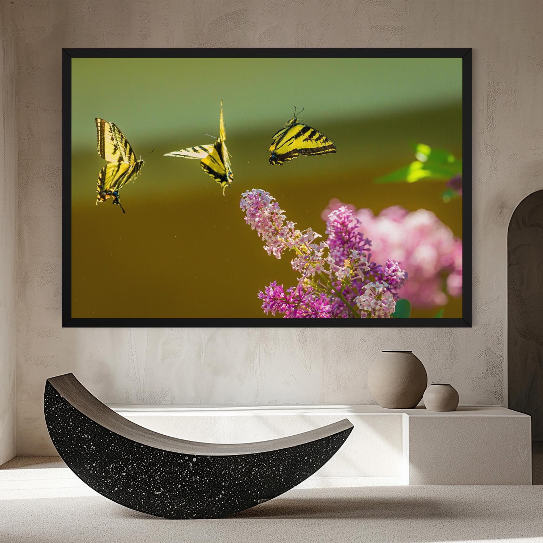 3 Yellow Butterflies mockup 8
