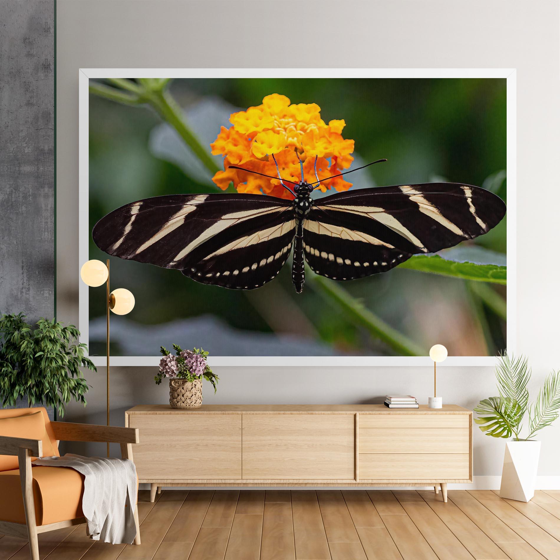 Leinwandbild Big Wings Butterfly mockup 9