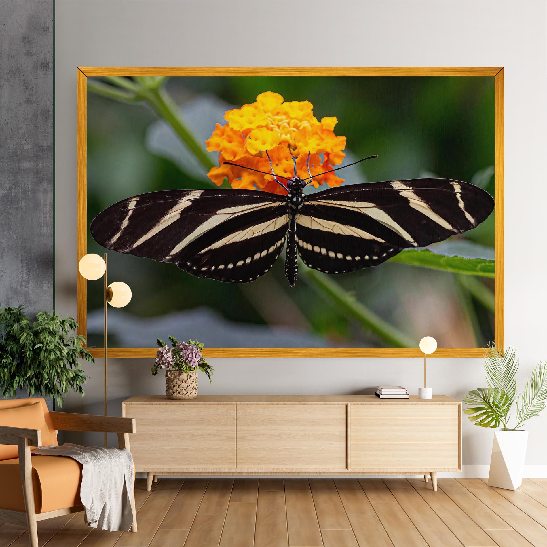 Leinwandbild Big Wings Butterfly mockup 9